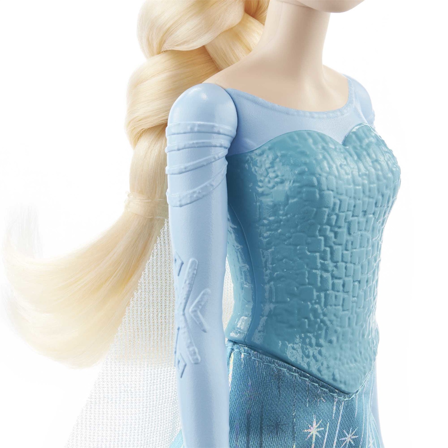 Mattel Disney Frozen - Bambola Elsa con abito elegante, mantello e accessori ispirati al film, giocattolo per bambini 3 anni, HLW47
