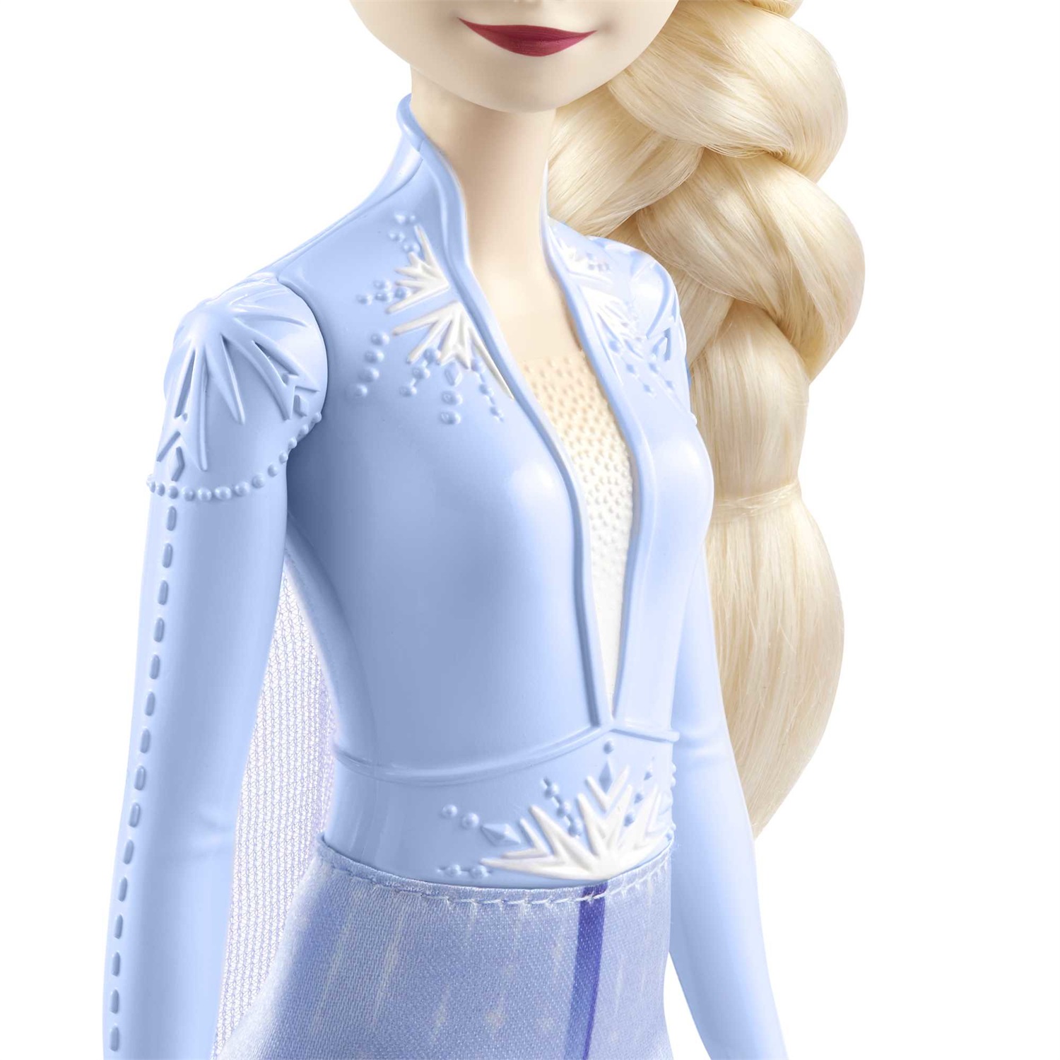 Mattel Disney Frozen 2 - Bambola Elsa Snodata con Abito Esclusivo e Accessori, Giocattolo per Bambini 3 Anni, Modello HLW48