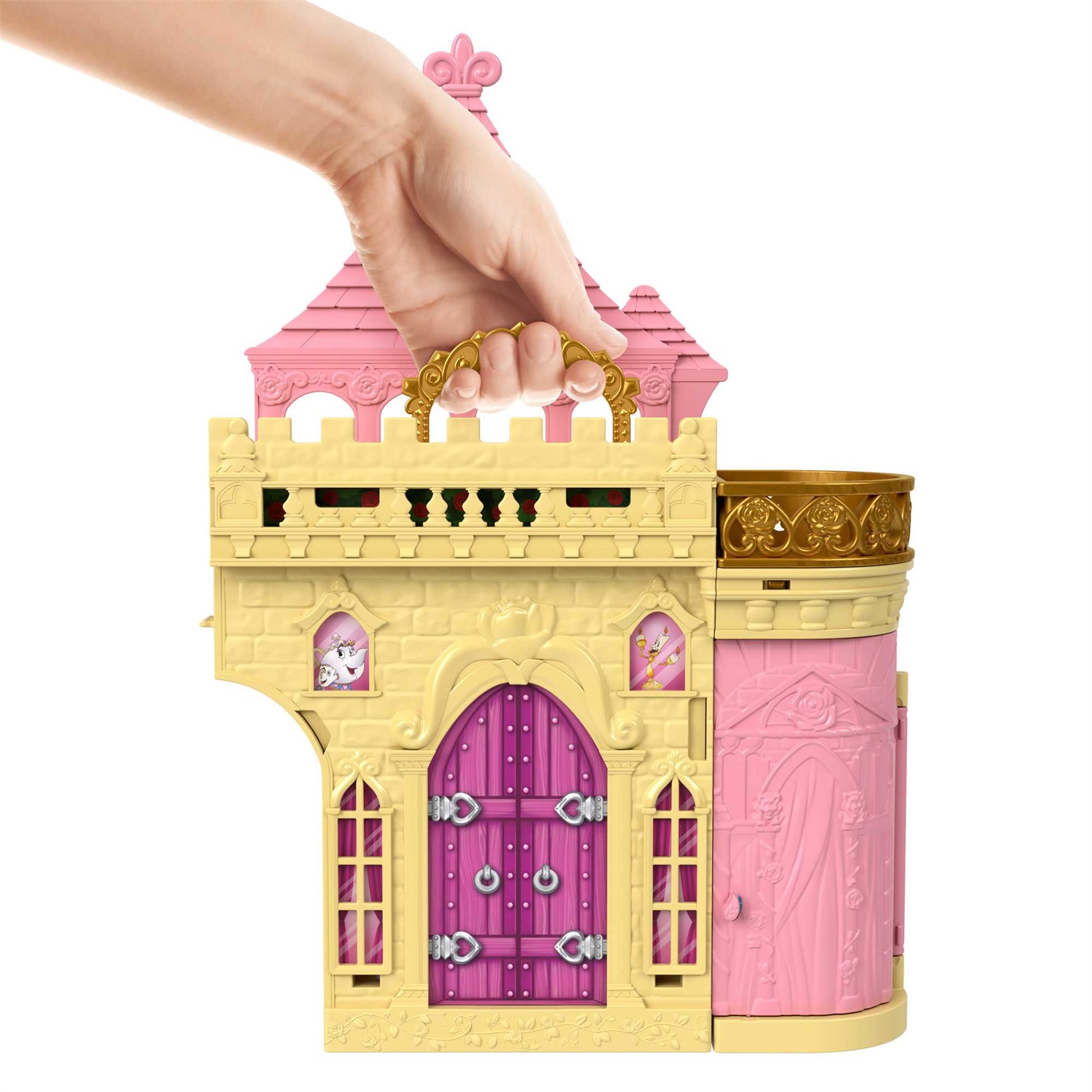 Mattel Disney Princess - Il Castello di Belle - Casa delle Bambole Ispirata a La Bella e la Bestia