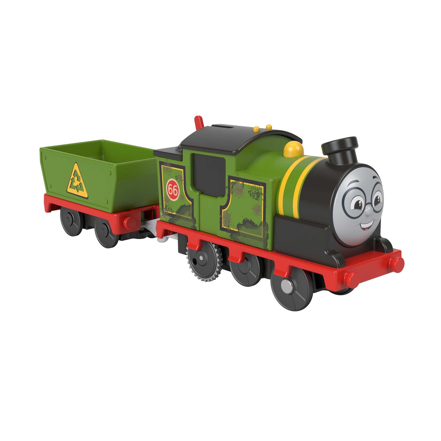 Thomas & Friends Whiff - Locomotiva Motorizzata a Pile con Vagone Merci, Giocattolo per Bambini 3 Anni