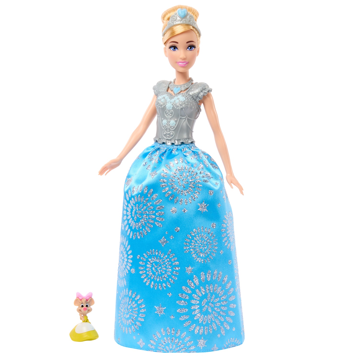 Mattel Disney Princess Cenerentola Royal Fashion Reveal Bambola alla Moda con Abiti e Accessori a Sorpresa - HMK53