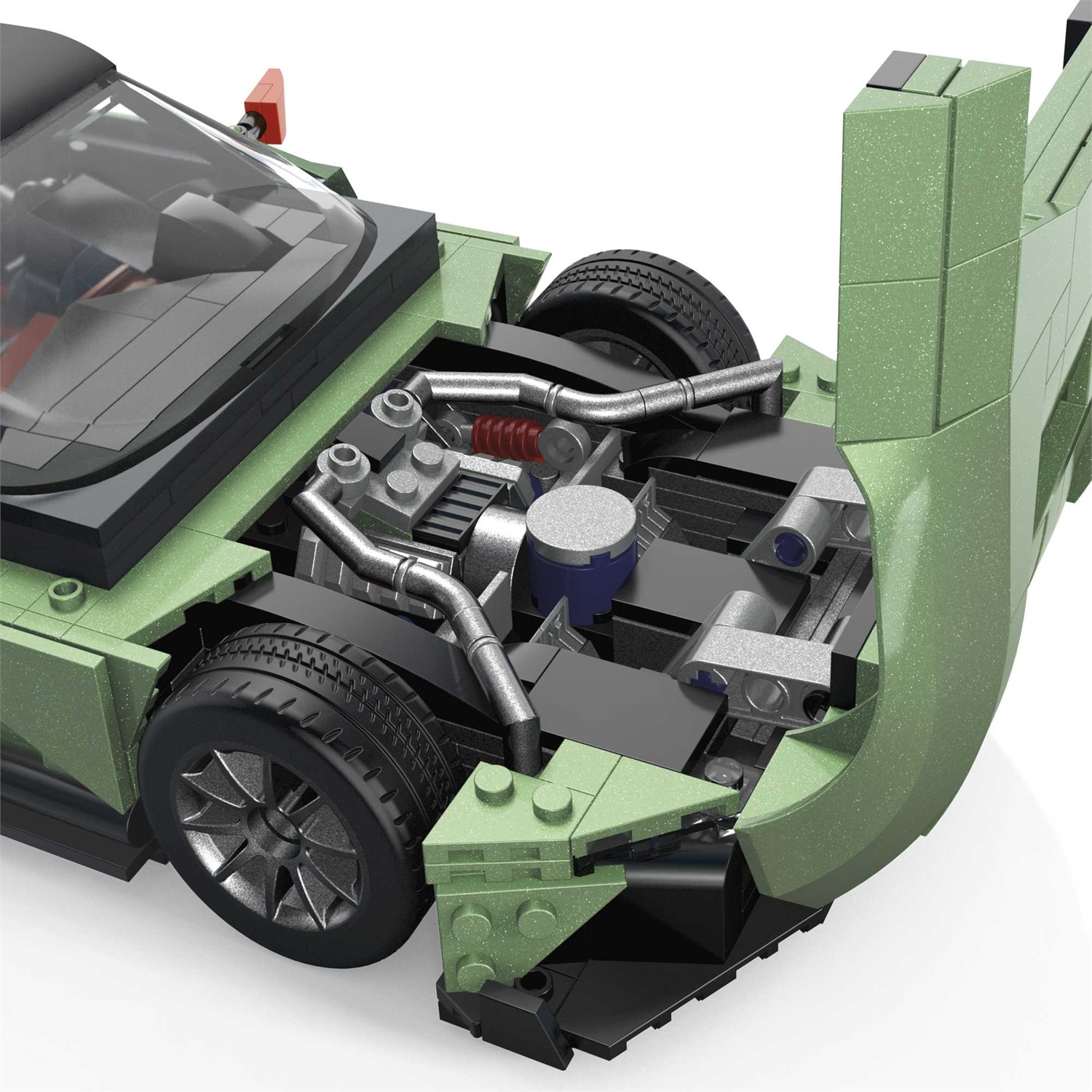 MEGA Hot Wheels Aston Martin Vulcan - Set da costruzione con 635 pezzi e modellino die-cast incluso, scala 1:18, regalo per collezionisti, giocattolo per bambini 10 anni