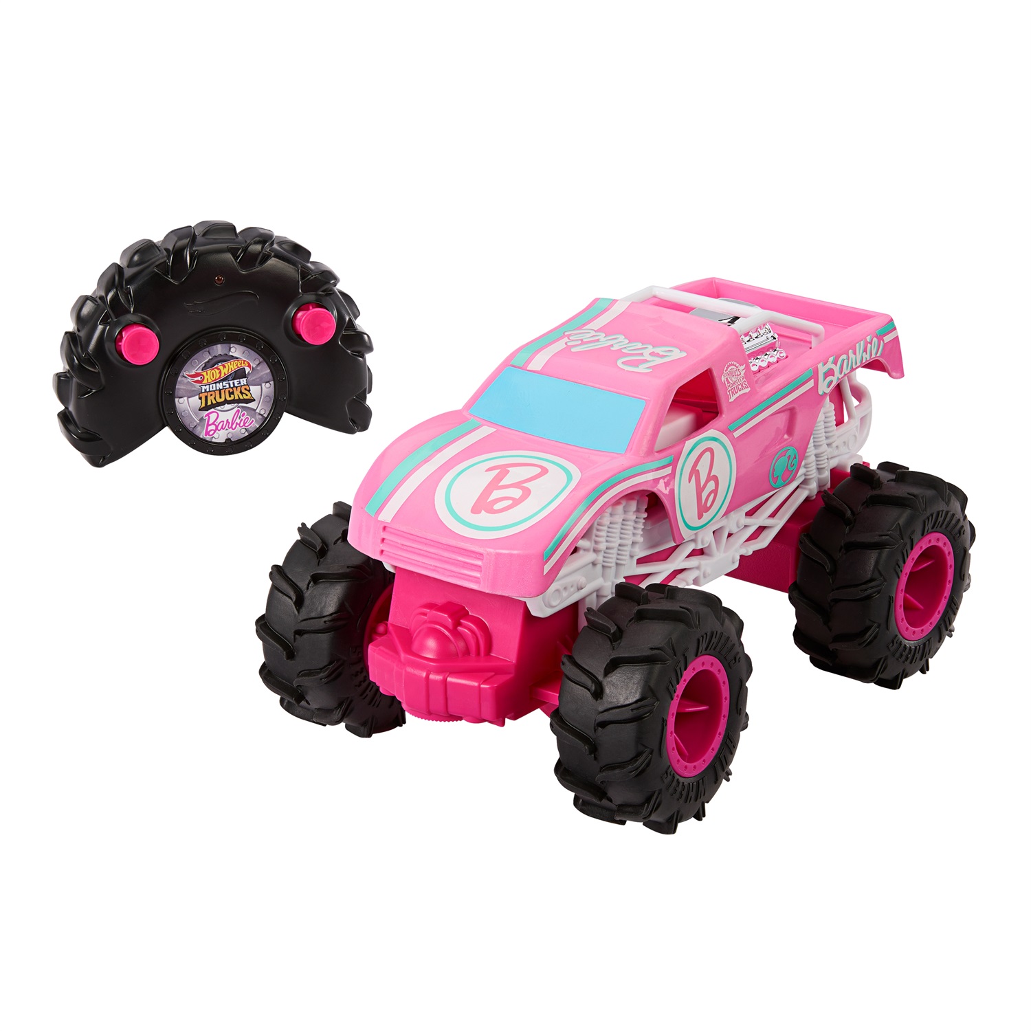 Hot Wheels Monster Trucks Barbie Giocattolo Telecomandato RC 1:24