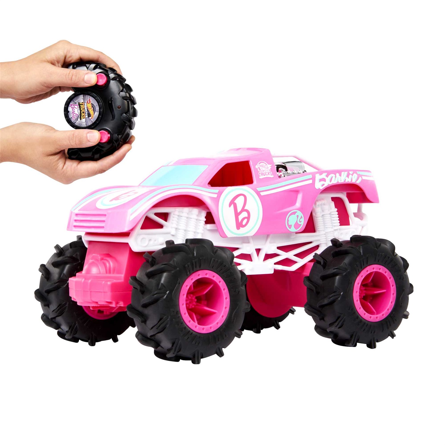 Hot Wheels Monster Trucks Barbie Giocattolo Telecomandato RC 1:24