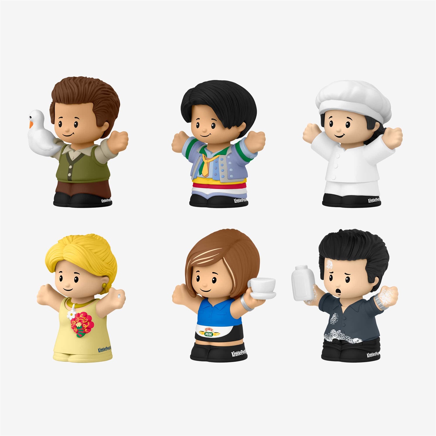 Fisher-Price Little People Collector - Set di figure della serie TV Friends, edizione speciale per adulti, 6 personaggi in confezione regalo da esposizione, HPH05