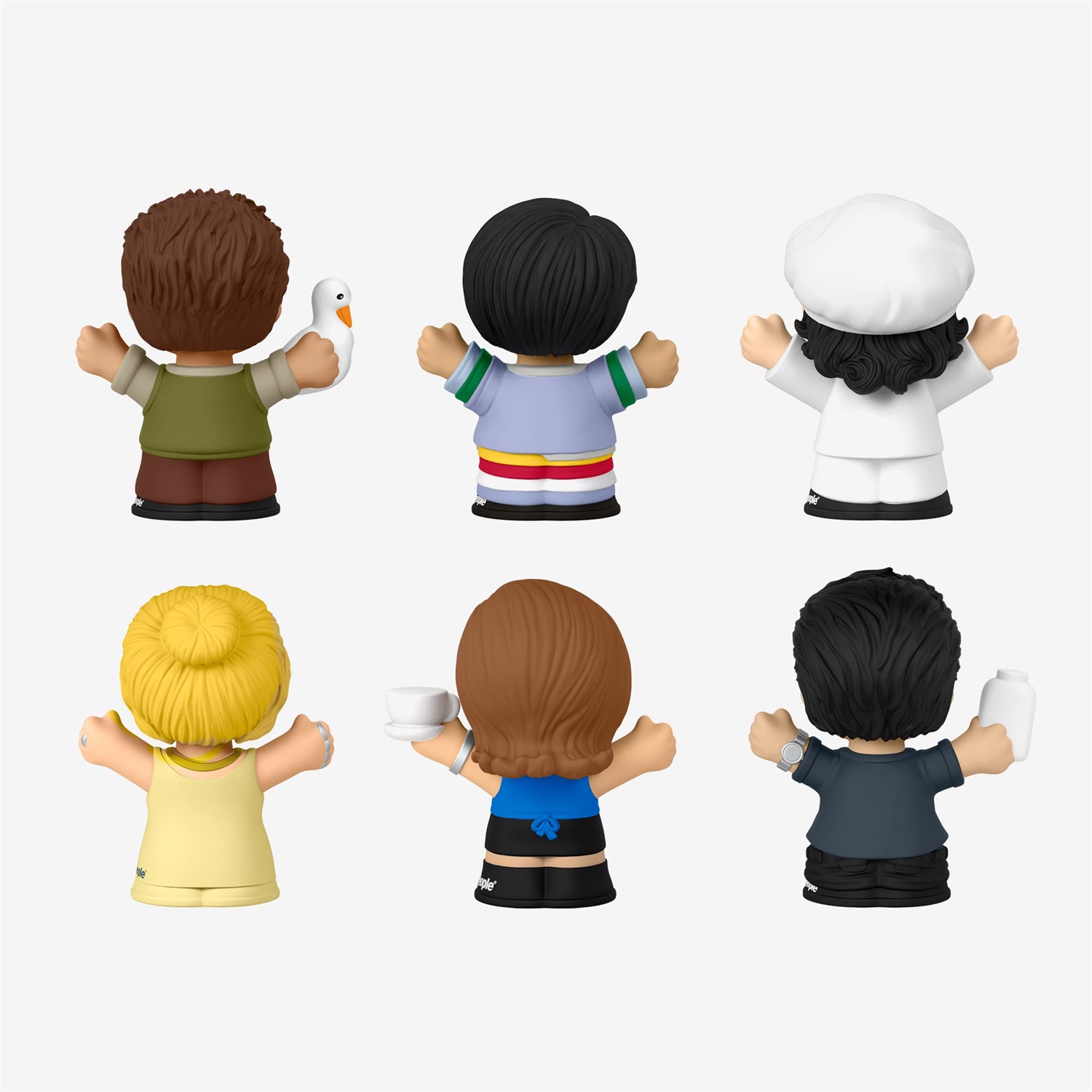 Fisher-Price Little People Collector - Set di figure della serie TV Friends, edizione speciale per adulti, 6 personaggi in confezione regalo da esposizione, HPH05