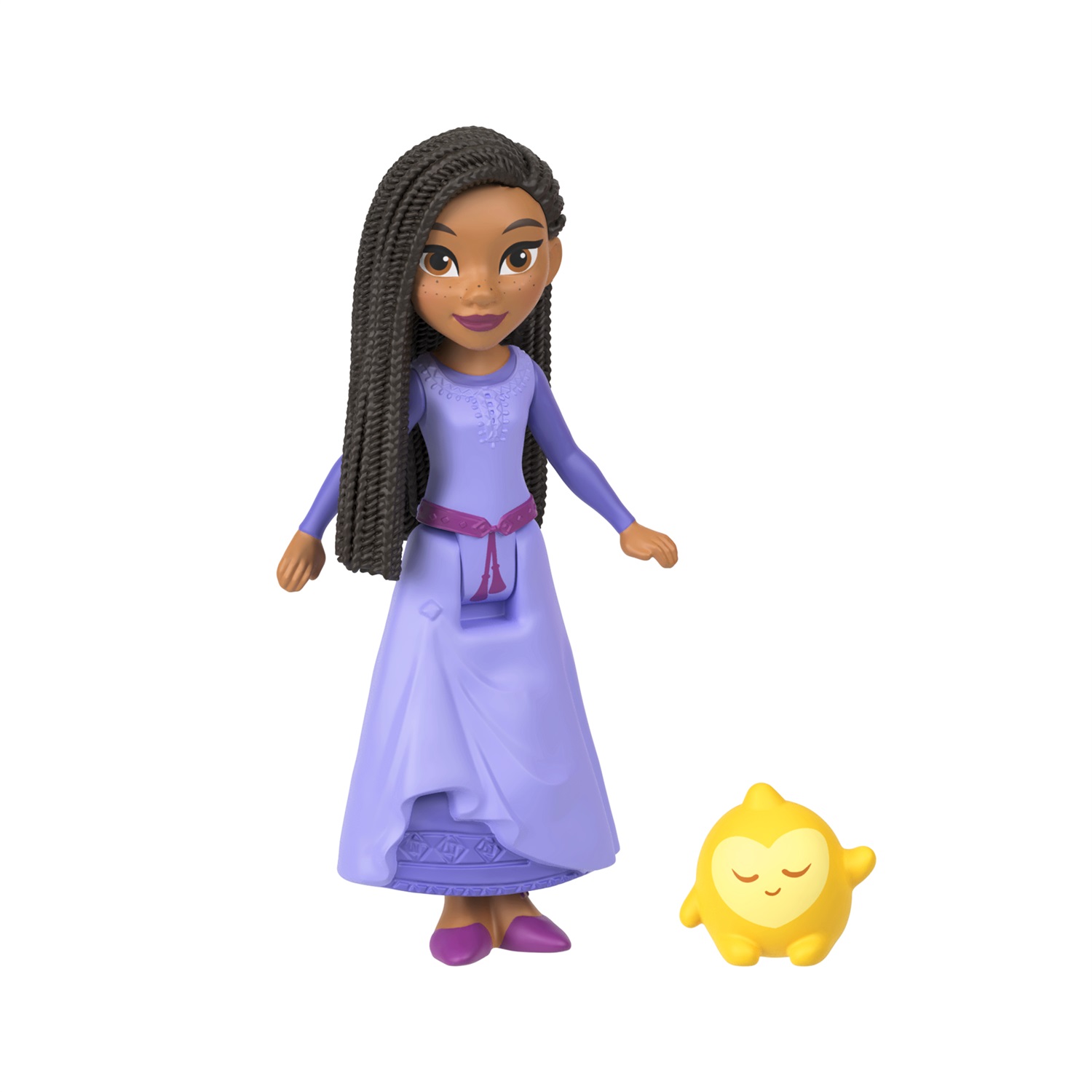 Mattel Disney Wish - Playset Portatile Casa di Asha di Rosas con Mini Bambola, Personaggio di Star e 15 Accessori, Cottage a 2 Piani, Giocattolo per Bambini 3 Anni