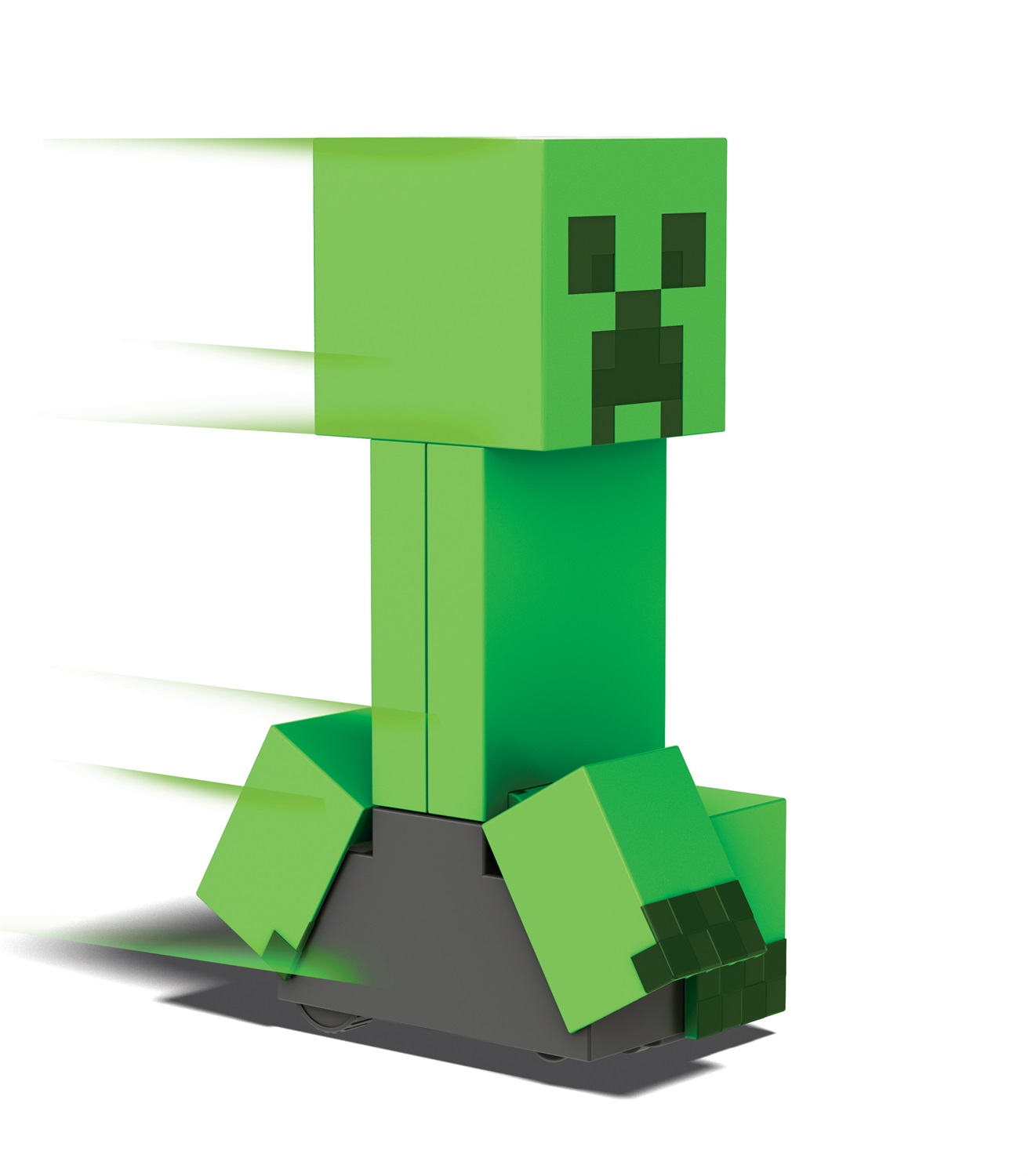 Mattel Minecraft Creeper RC Esplosivo - Action Figure Radiocomandata con Controller, Design Pixelato, Luci, Suoni e 10 Particelle Esplosive, 25 cm, Giocattolo per Bambini 6 anni