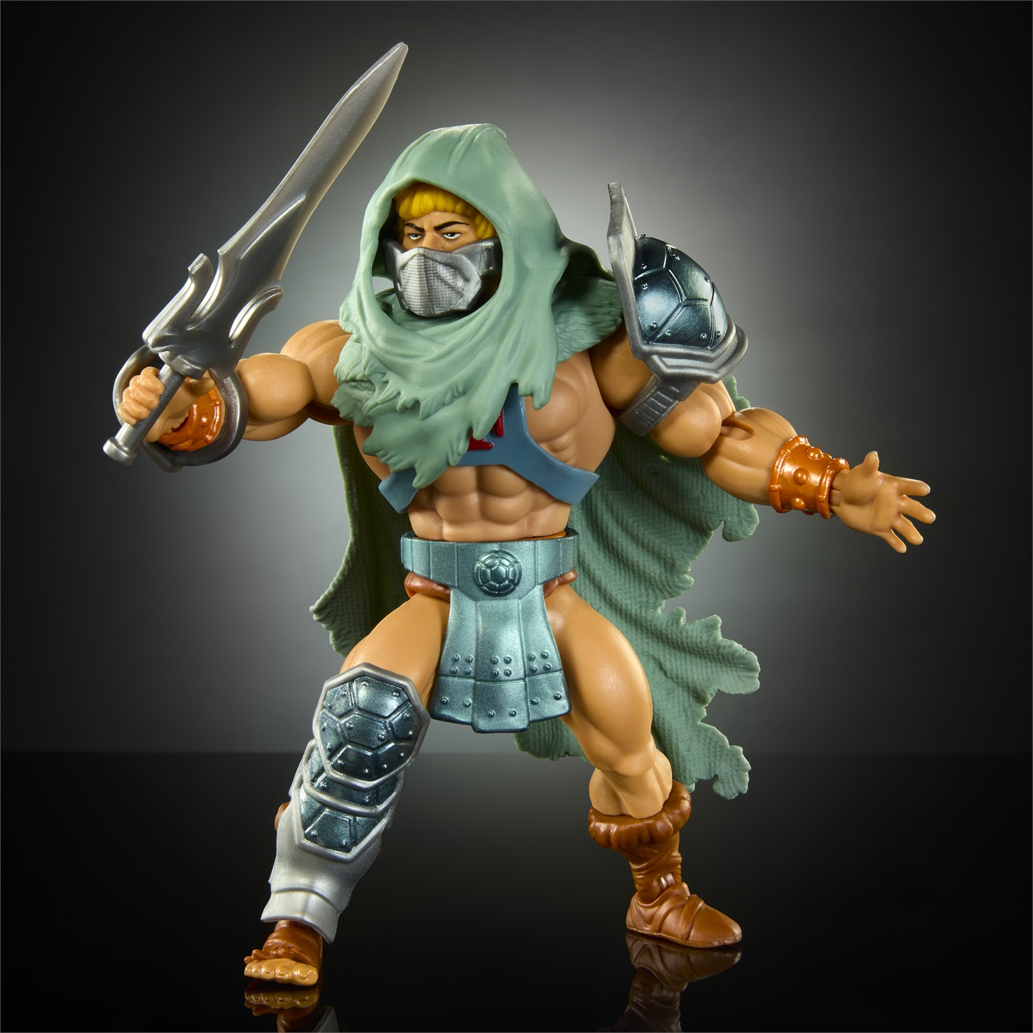 Mattel Masters of the Universe Origins Turtles of Grayskull Action Figure Crossover con Tartarughe Ninja - HTH18