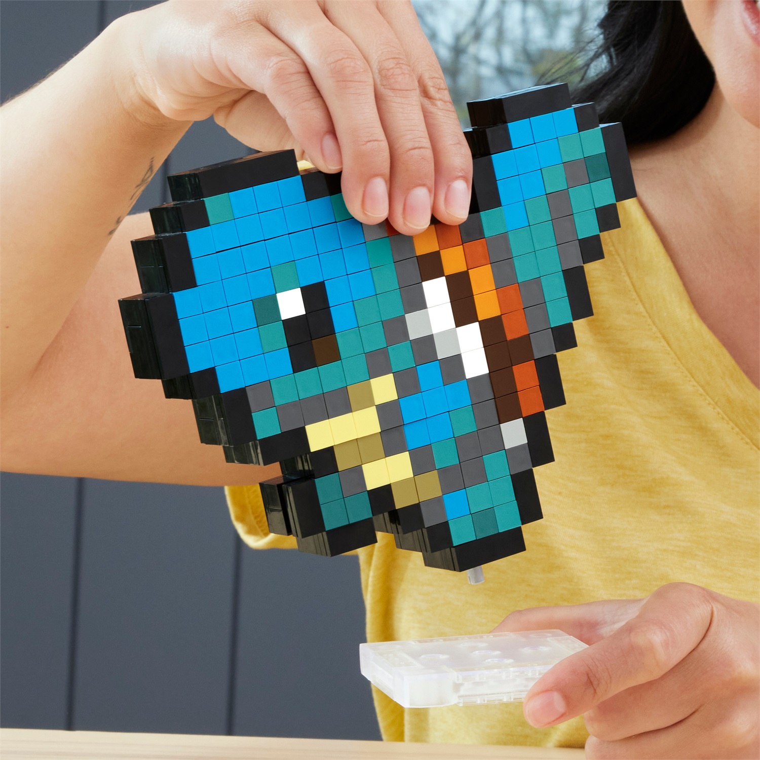 MEGA Pokémon Showcase - Squirtle, set di costruzione in stile pixelato con 367 pezzi, altezza 15,2 cm, per bambini 13