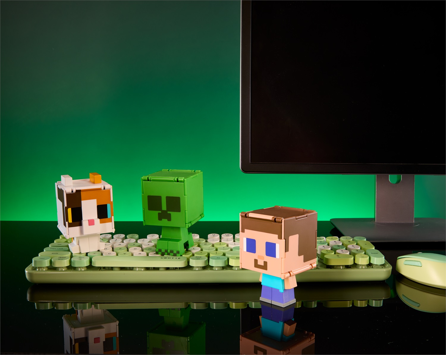 MATTEL MINECRAFT HTL43 Flippin' Action Figure 3,75