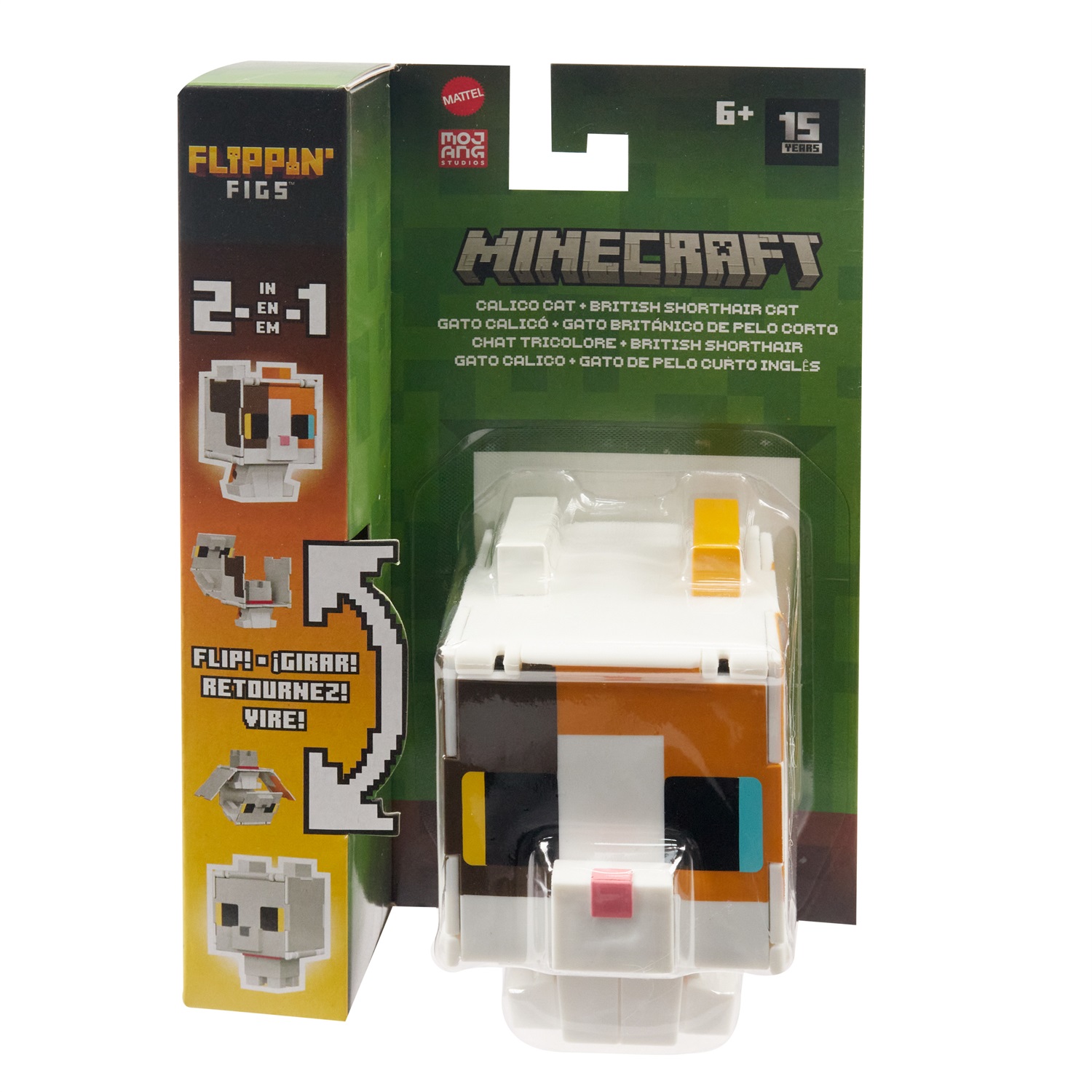 MATTEL MINECRAFT HTL43 Flippin' Action Figure 3,75