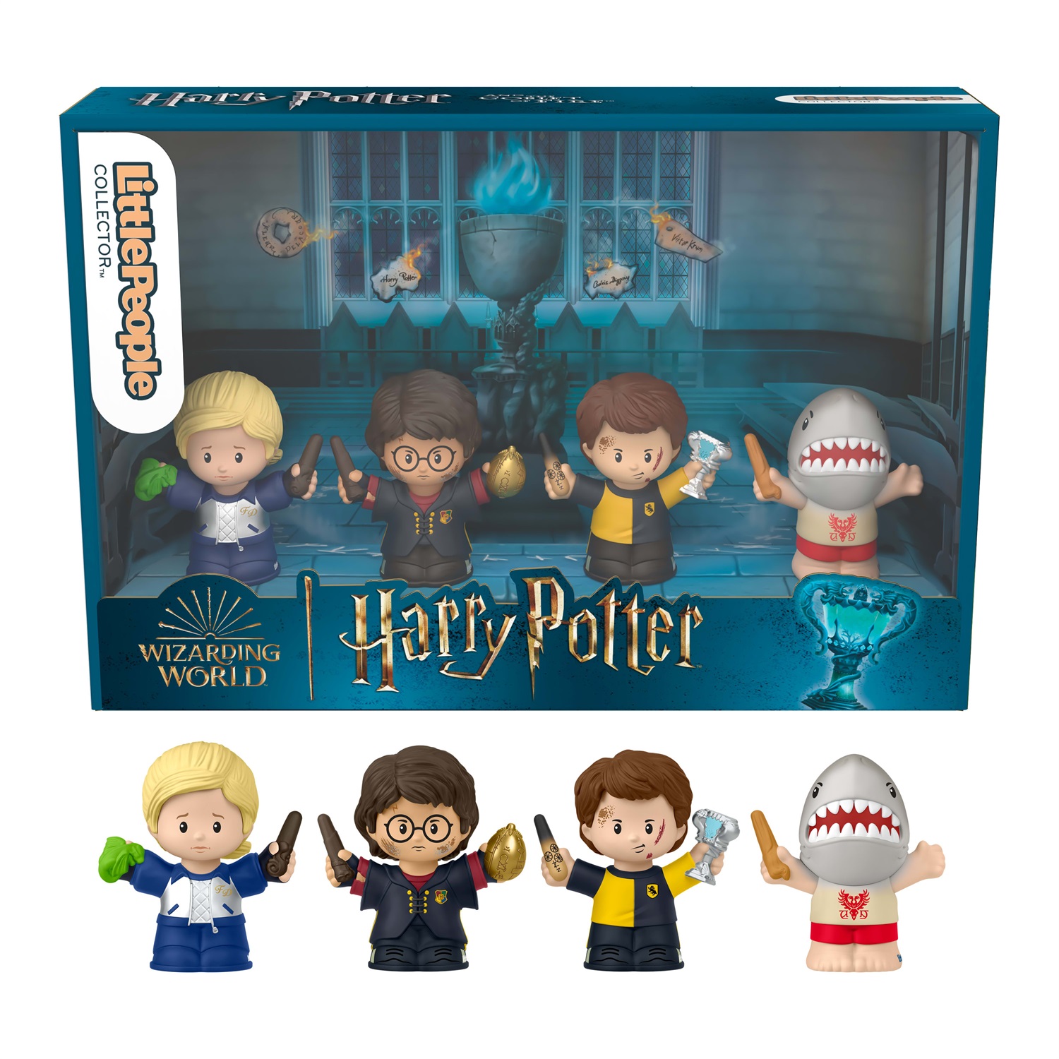 Fisher-Price Little People COLLECTOR Harry Potter e il Calice di Fuoco - Edizione Speciale con 4 Figure