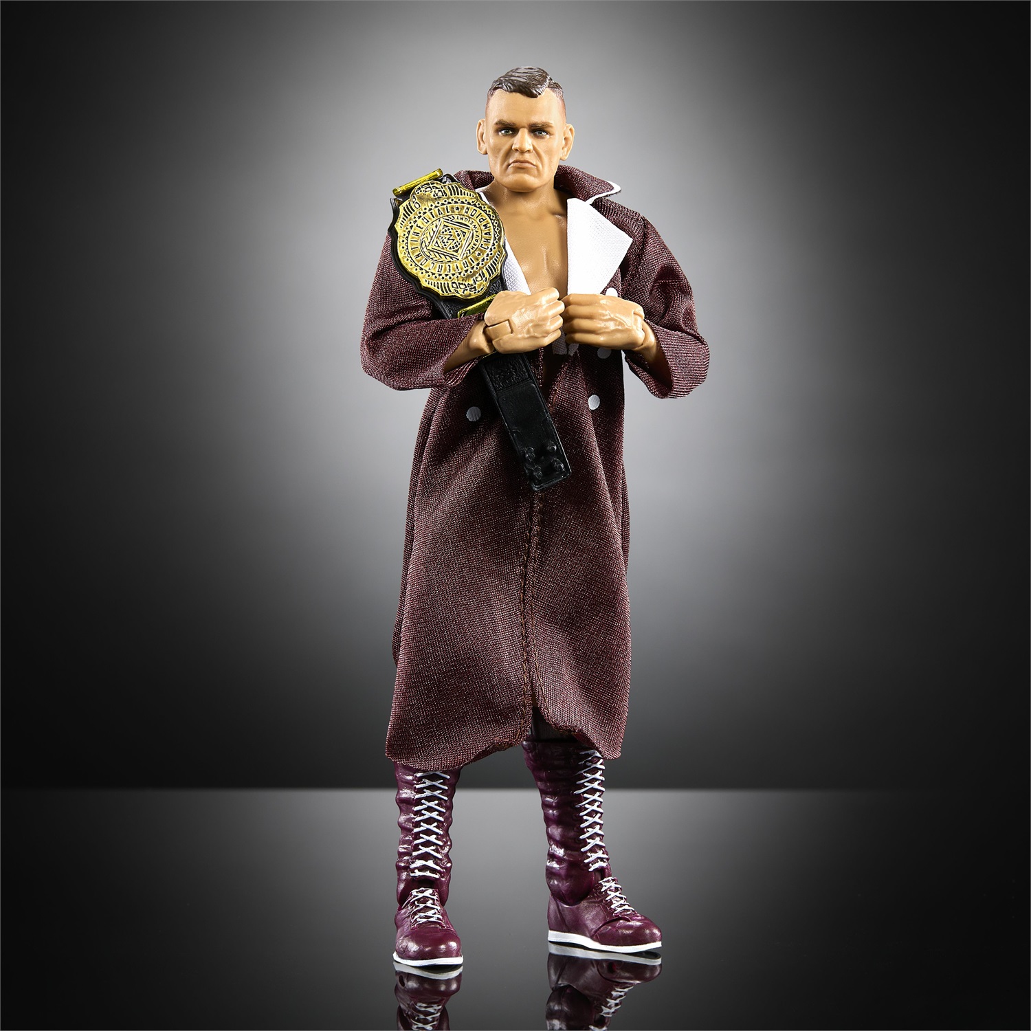 Mattel WWE Ultimate Edition Action Figure Gunther - 15,2 cm, 30 punti di articolazione, teste e mani intercambiabili, ingranaggio di ingresso