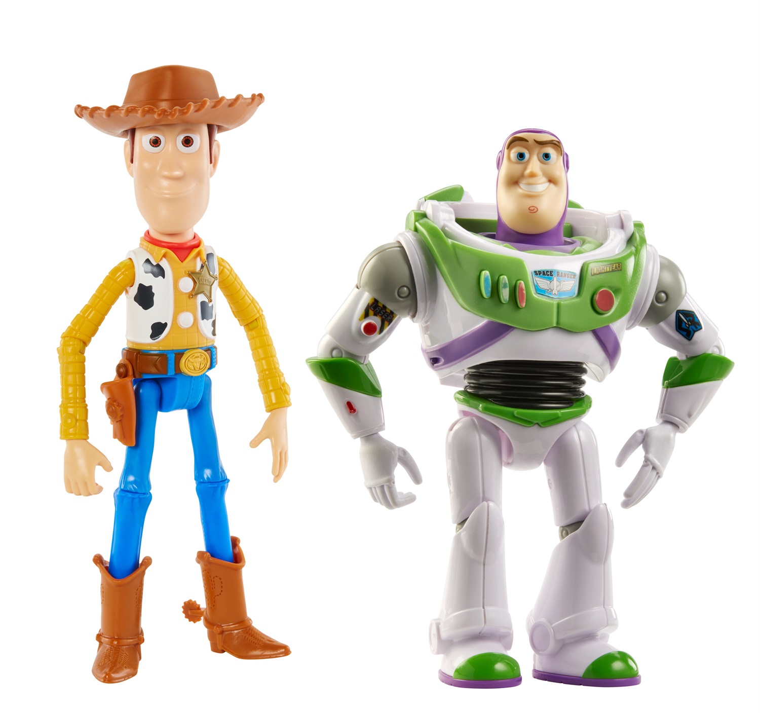 Disney Toy Story Woody e Buzz Action Figures 17,8 cm - Set 2-Pack Pizza Planet Adventure