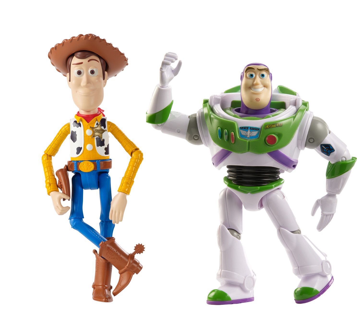 Disney Toy Story Woody e Buzz Action Figures 17,8 cm - Set 2-Pack Pizza Planet Adventure