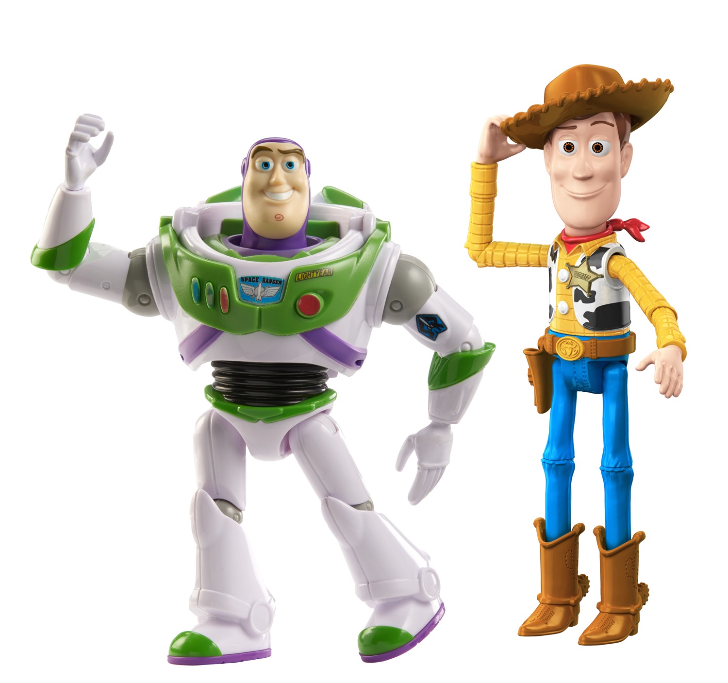 Disney Toy Story Woody e Buzz Action Figures 17,8 cm - Set 2-Pack Pizza Planet Adventure