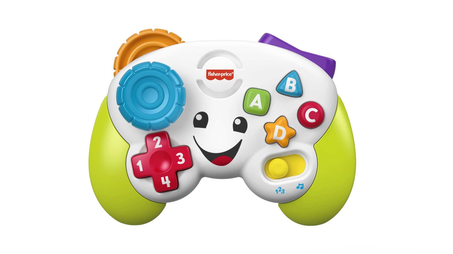 Fisher-Price Controller Gioca & Impara Ridi & Impara - Joystick Giocattolo Musicale con Luci e Contenuti Educativi per Bambini 6 Anni