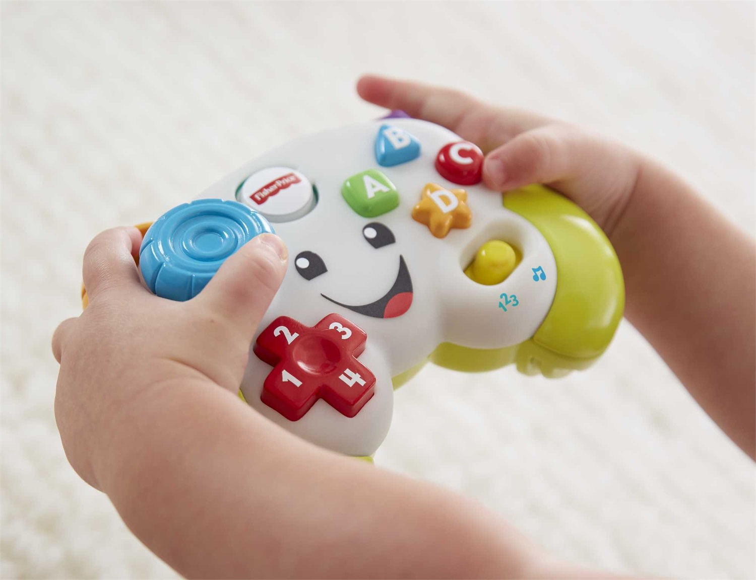 Fisher-Price Controller Gioca & Impara Ridi & Impara - Joystick Giocattolo Musicale con Luci e Contenuti Educativi per Bambini 6 Anni