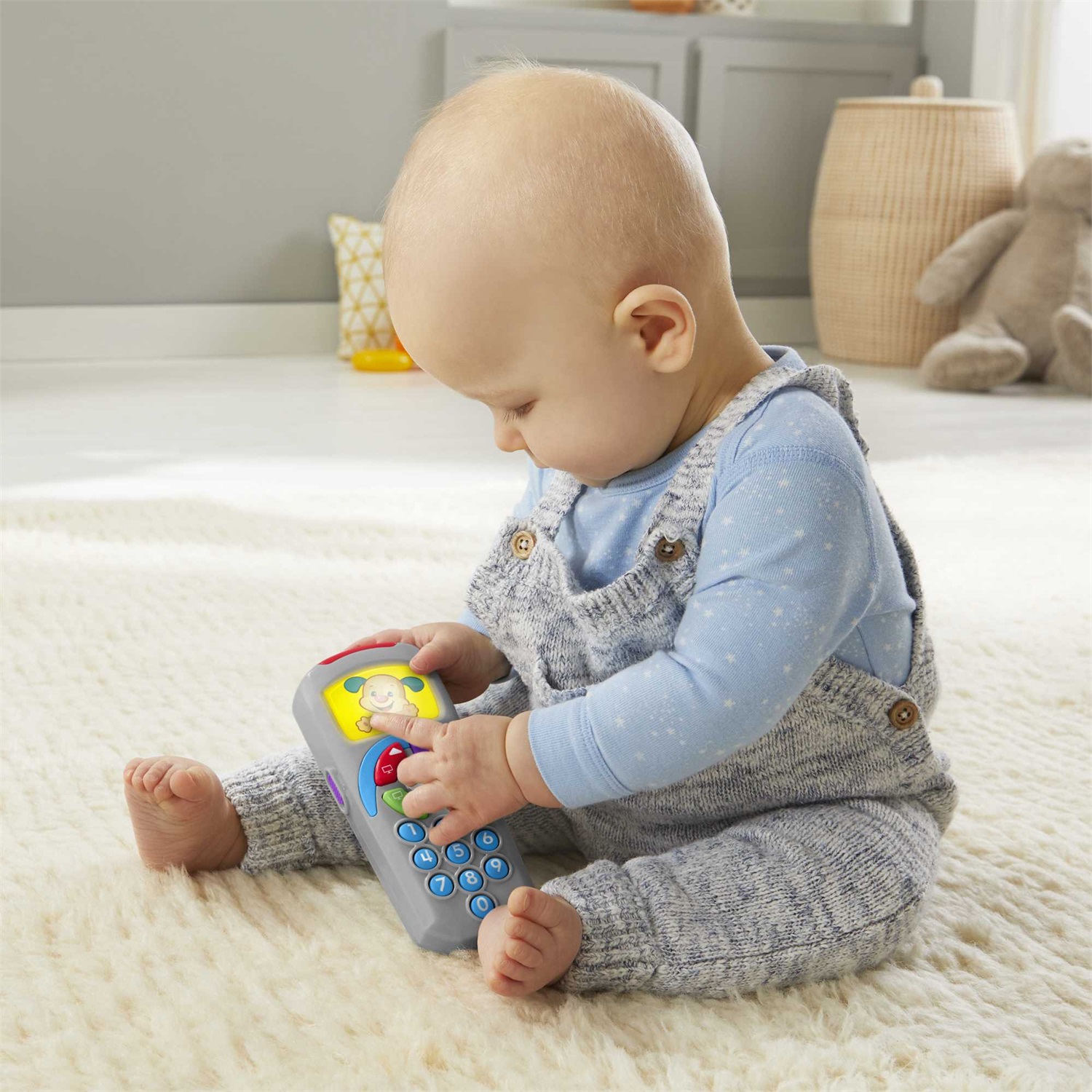 Fisher-Price Telecomando di Cagnolino - Giocattolo Educativo per Bambini da 6 Mesi con Funzioni Divertenti