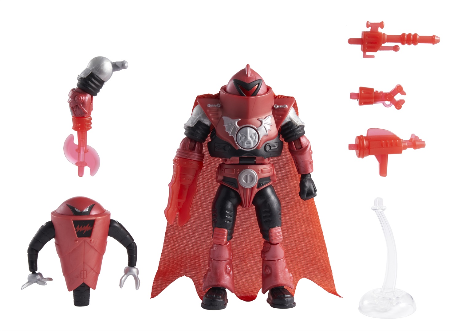 Mattel Masters of the Universe Evil Horde Trooper Prime Origins - Action Figure 14 cm con articolazioni completamente mobili