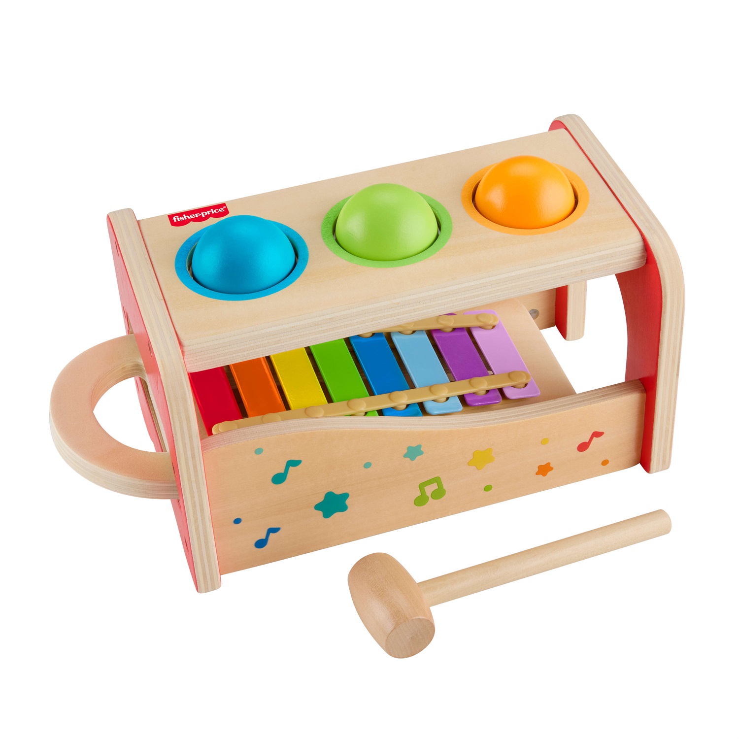 Fisher-Price HXT88 Xilofono Giocattolo Educativo in Legno