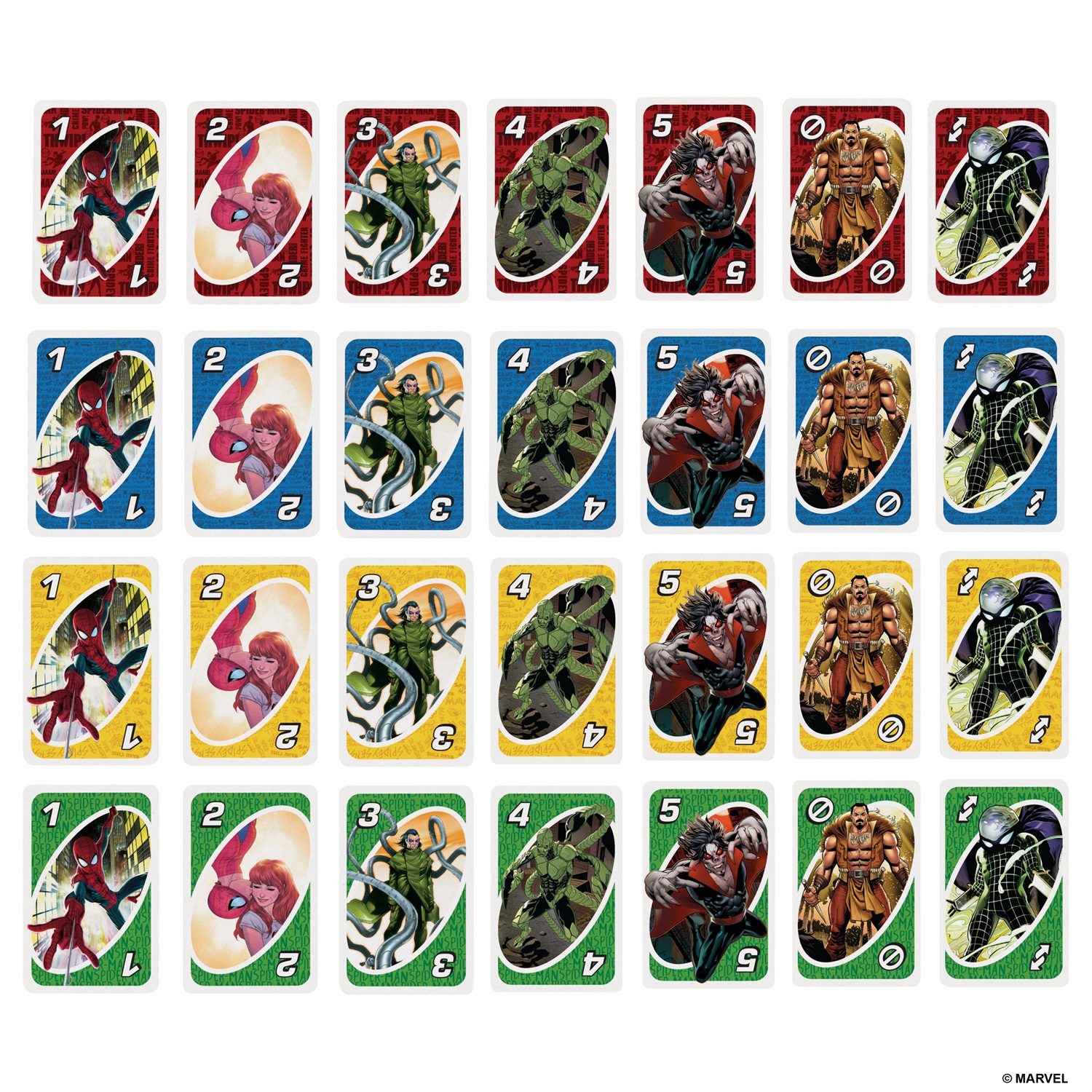 Mattel Games UNO - The Amazing Spider-Man, Gioco di carte in edizione speciale per bambini 7 , grafica Marvel, codice HXY08