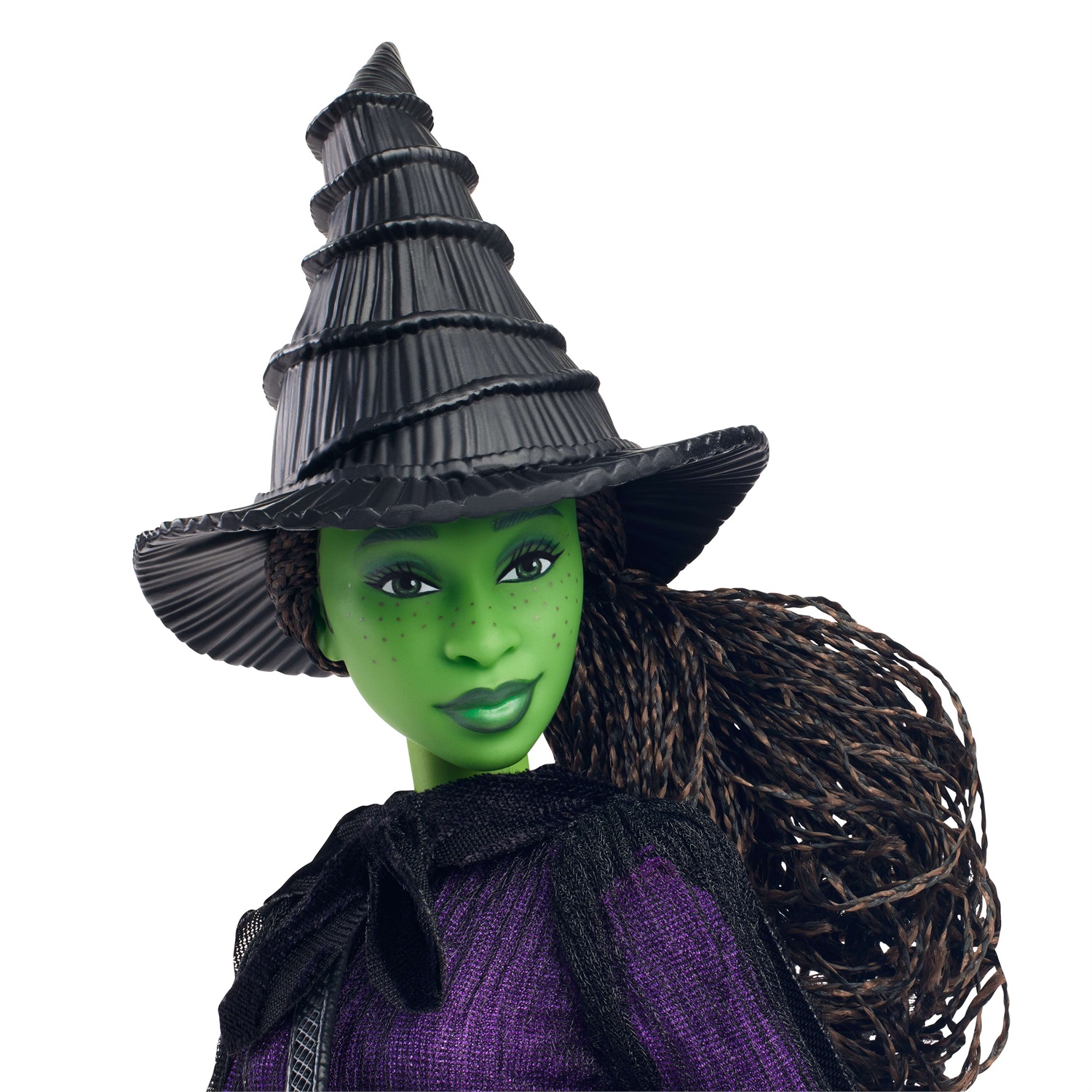 Mattel HXY38 Bambola Deluxe Elphaba - Ispirata al film Wicked, snodata con accessori
