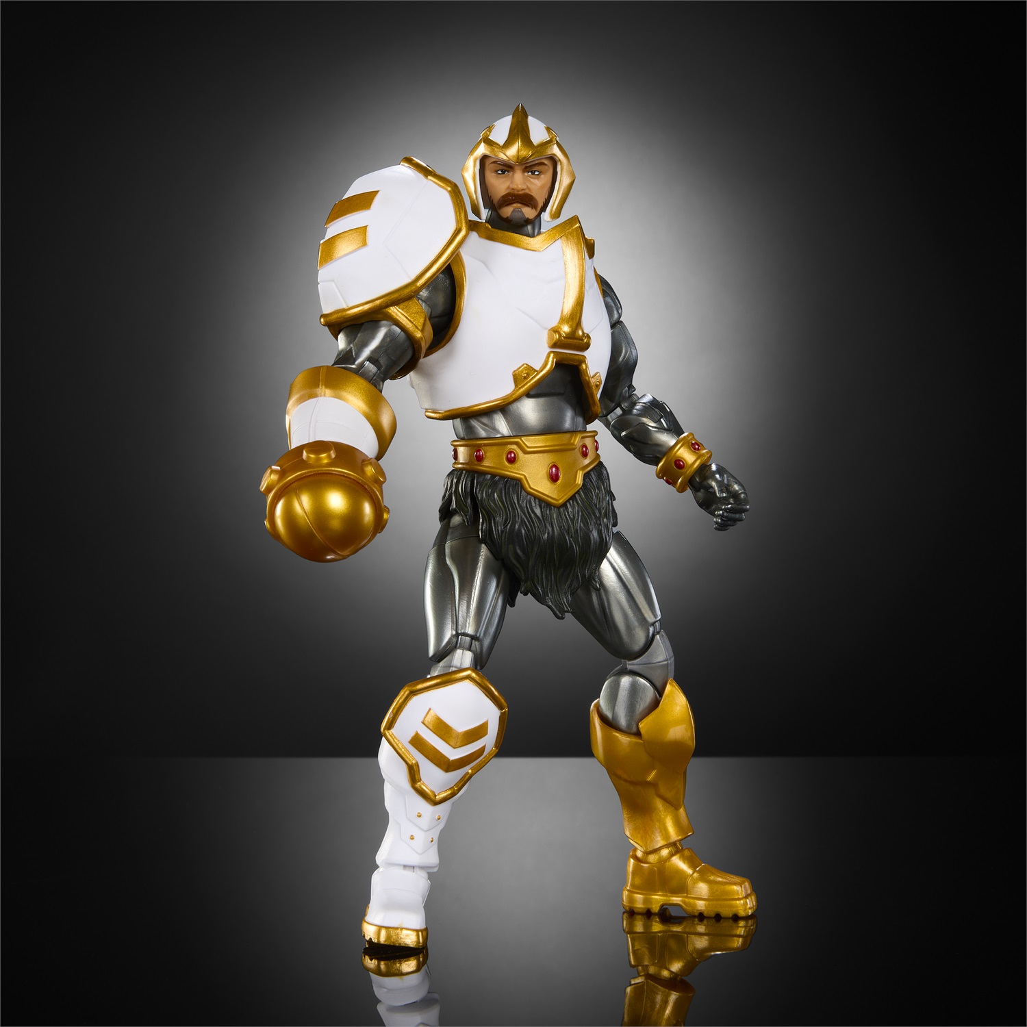 Masters of the Universe Masterverse - New Eternia Manowar, action figure deluxe alta 18 cm con 30 punti d'articolazione, accessori e parti intercambiabili, giocattolo per bambini 6 anni