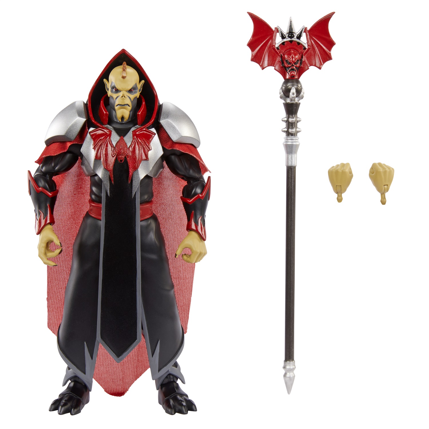Masters of the Universe Masterverse - Imperatore Hordak, action figure deluxe 17,8 cm con 30 punti d'articolazione, accessori e parti intercambiabili, giocattolo per bambini 6 anni