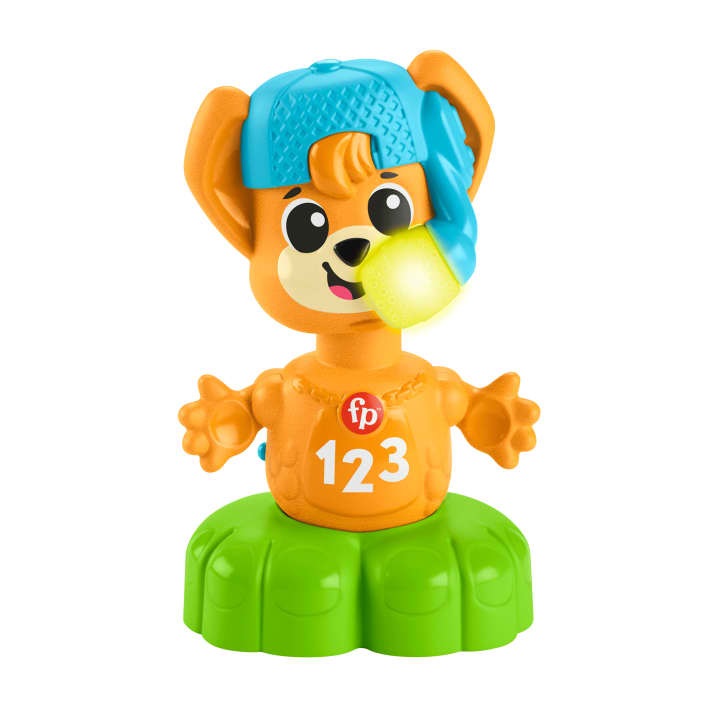 Fisher-Price Rino il Volpino Impariamo gli Opposti - Giocattolo Interattivo con Movimento, Luci Multicolore, Canzoni e Suoni per Bambini 9 Mesi