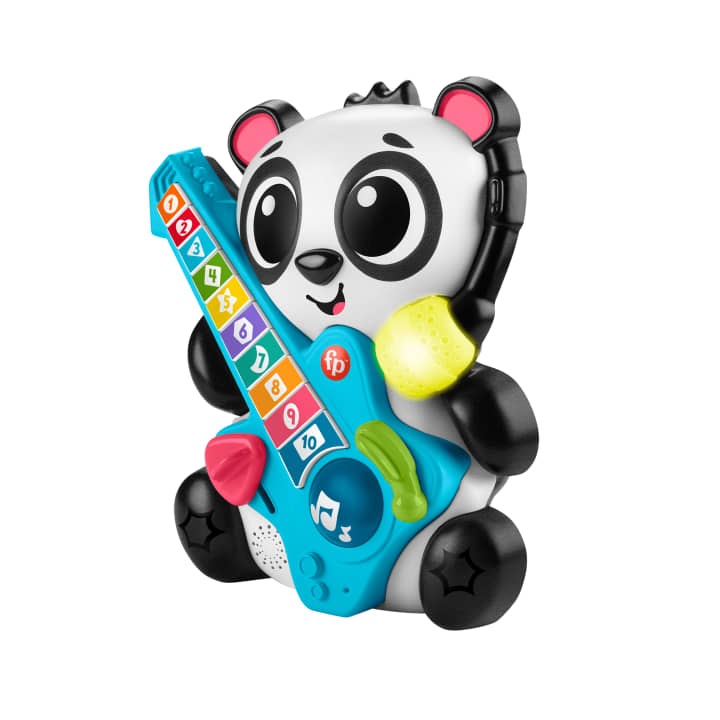 Fisher-Price Gina la Pandina HYL03 - Giocattolo Interattivo Impariamo a Contare con 10 Tasti, Oltre 70 Canzoni, Luci e Microfono per Bambini 9 Mesi