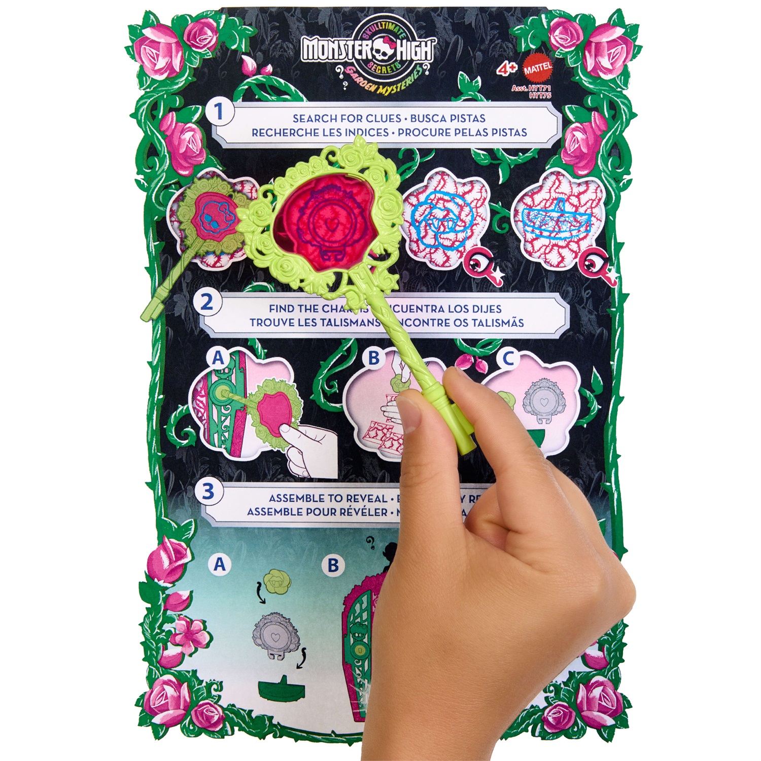 Monster High Venus McFlytrap - Set Segreti da Brivido con Bambola, Guardaroba e 19 Accessori per il Tea Party, Giocattolo per Bambini 4 Anni