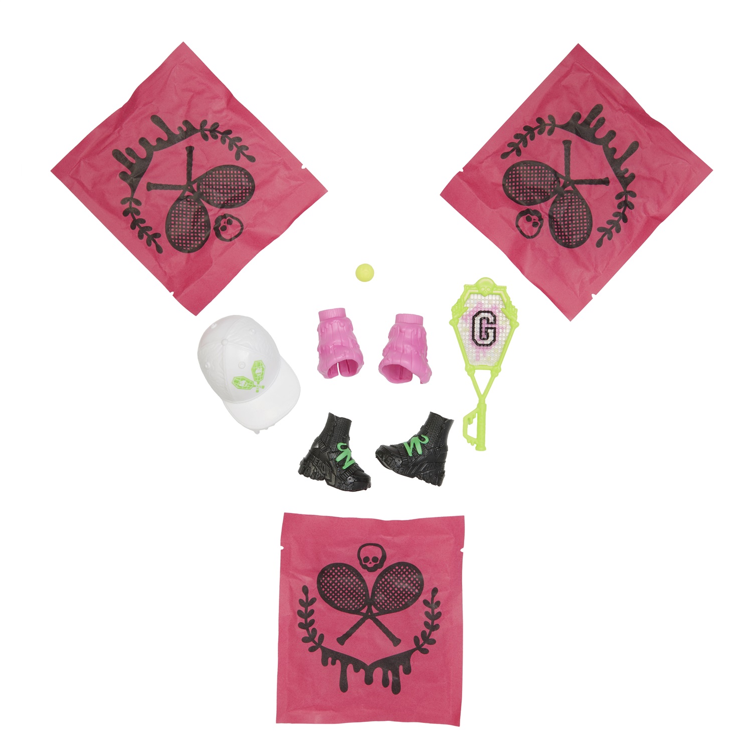 Monster High Buried Secrets - Bambola misteriosa a sorpresa con 5 accessori a tema, giocattolo per bambini 4 anni