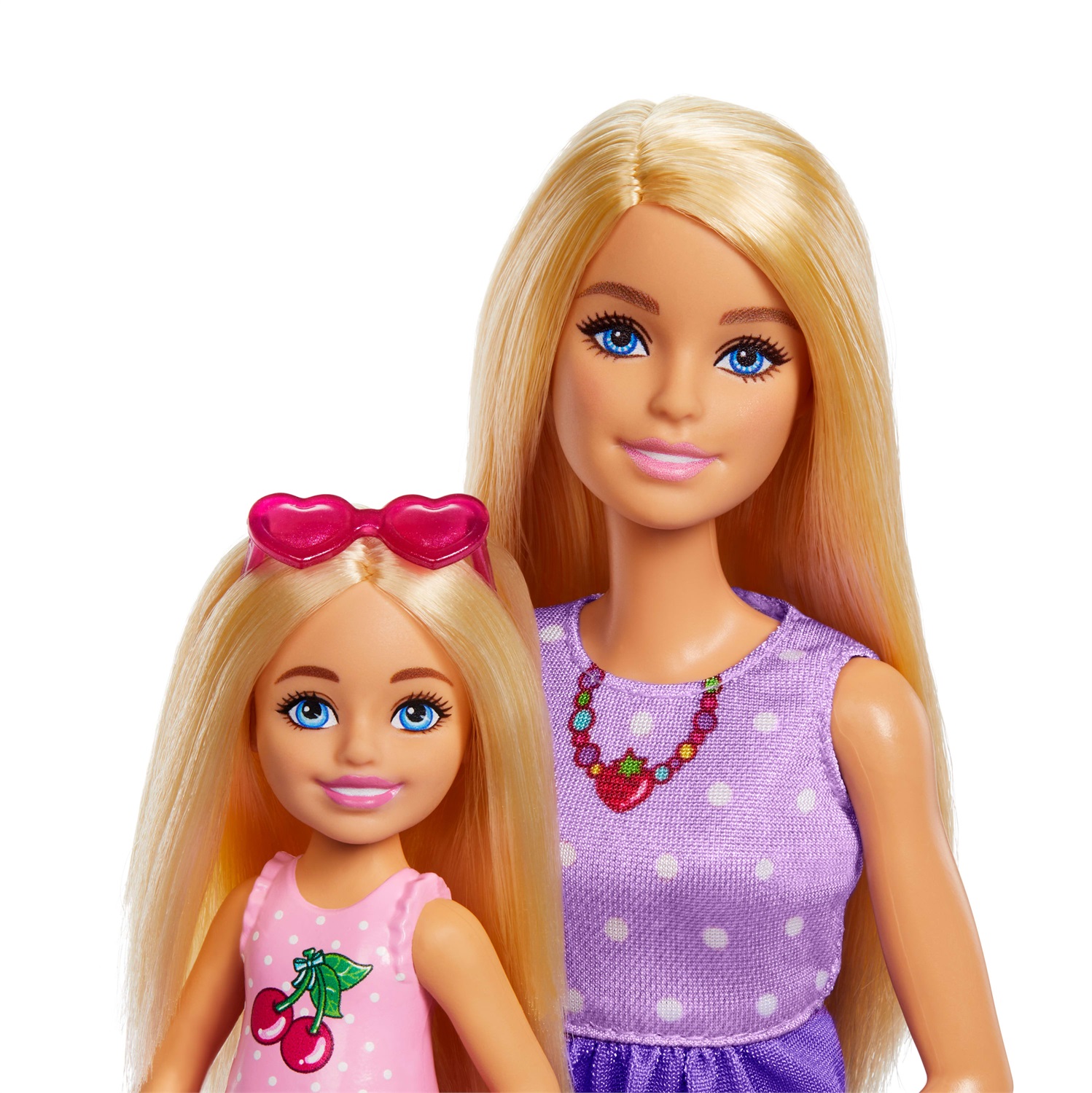 Barbie JBF43 - Set di Gioco Famiglia e Amici con Bambole Malibu e Chelsea, oltre 9 Accessori e Abiti a Tema Picnic, Giocattolo per Bambini 3 Anni
