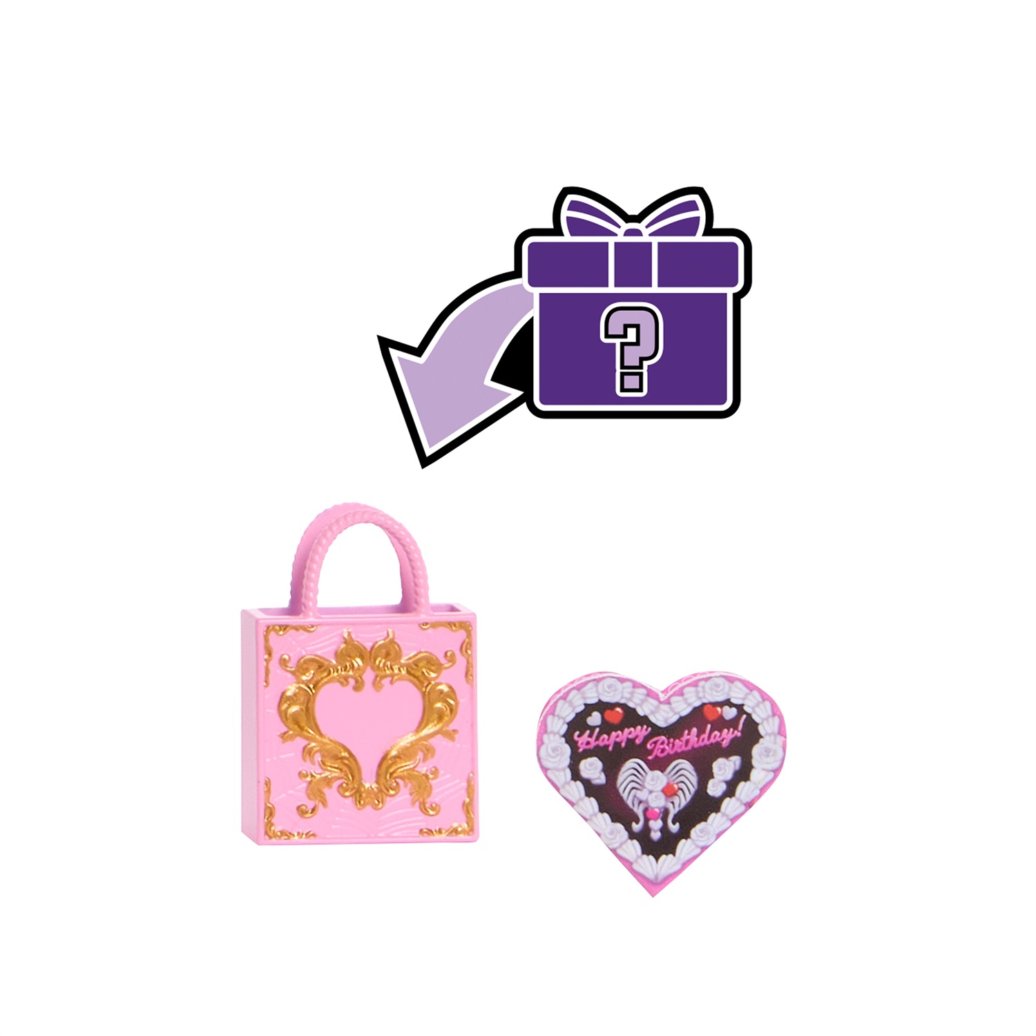 Monster High Cupid Asteria Scary Sweet Birthday - Bambola con Abito da Party Rosa e Rosso, Accessori a Tema Inclusi, Giocattolo per Bambini 4 anni, JBG77