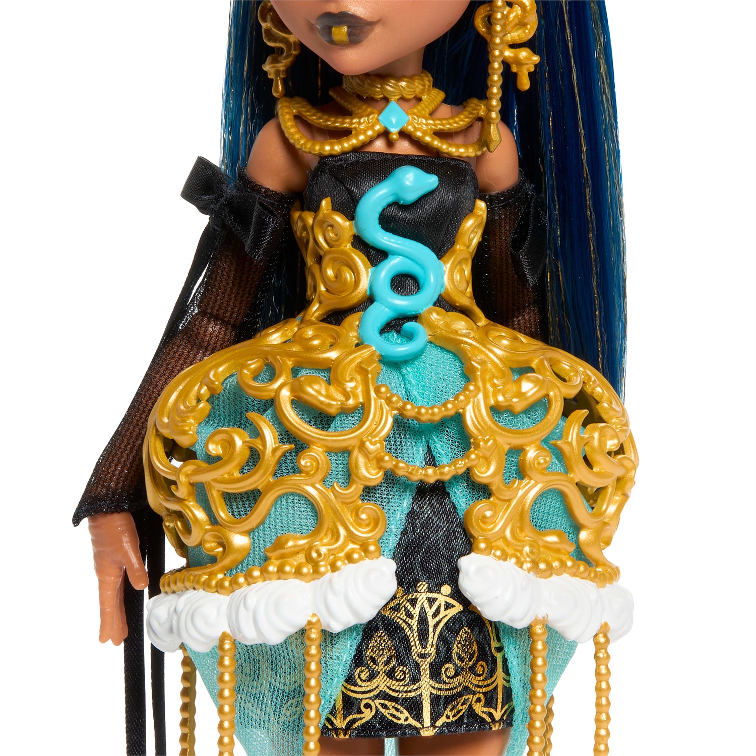 Mattel Monster High Cleo De Nile - Bambola Compleanno con Vestito Dorato e Accessori a Tema