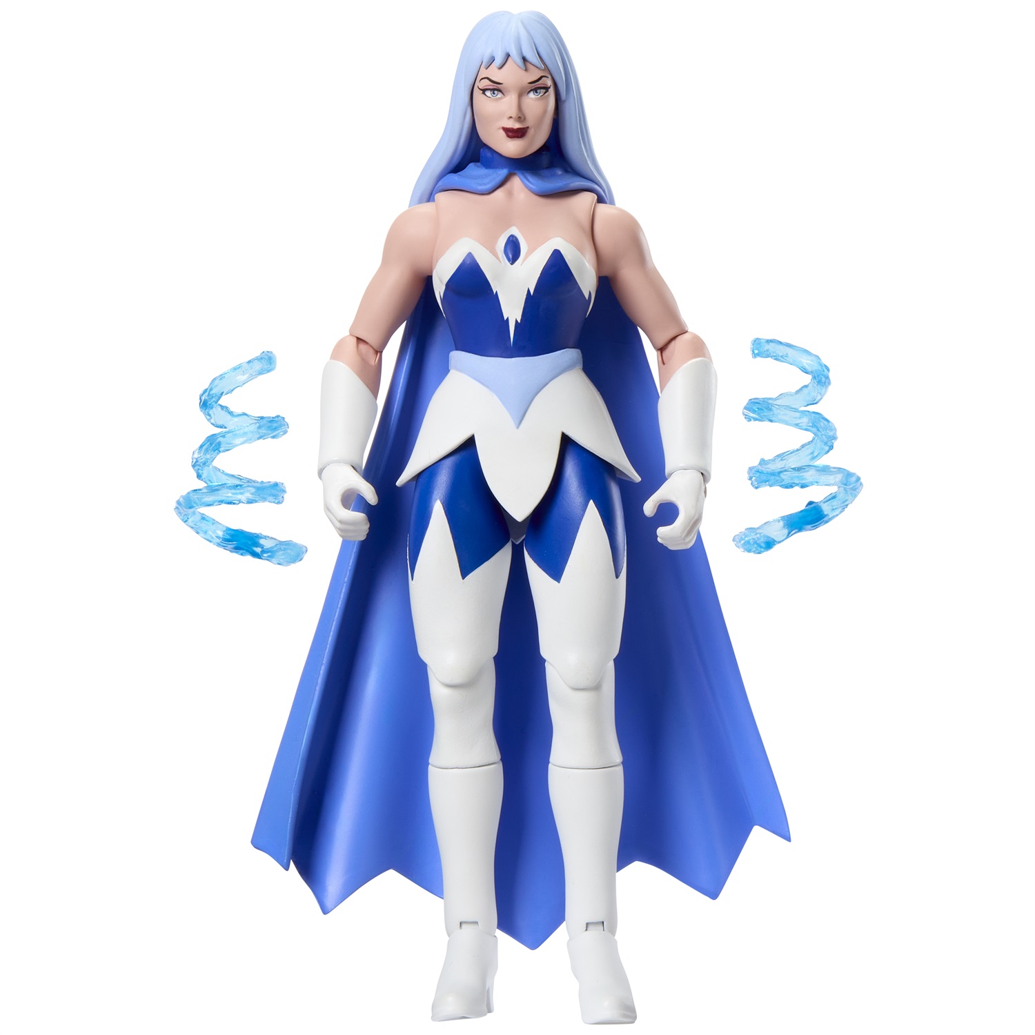 Mattel Masters of the Universe Origins Cartoon Collection Frosta - Action Figure con Poteri Glaciali e Mantello Incluso, 6 Anni