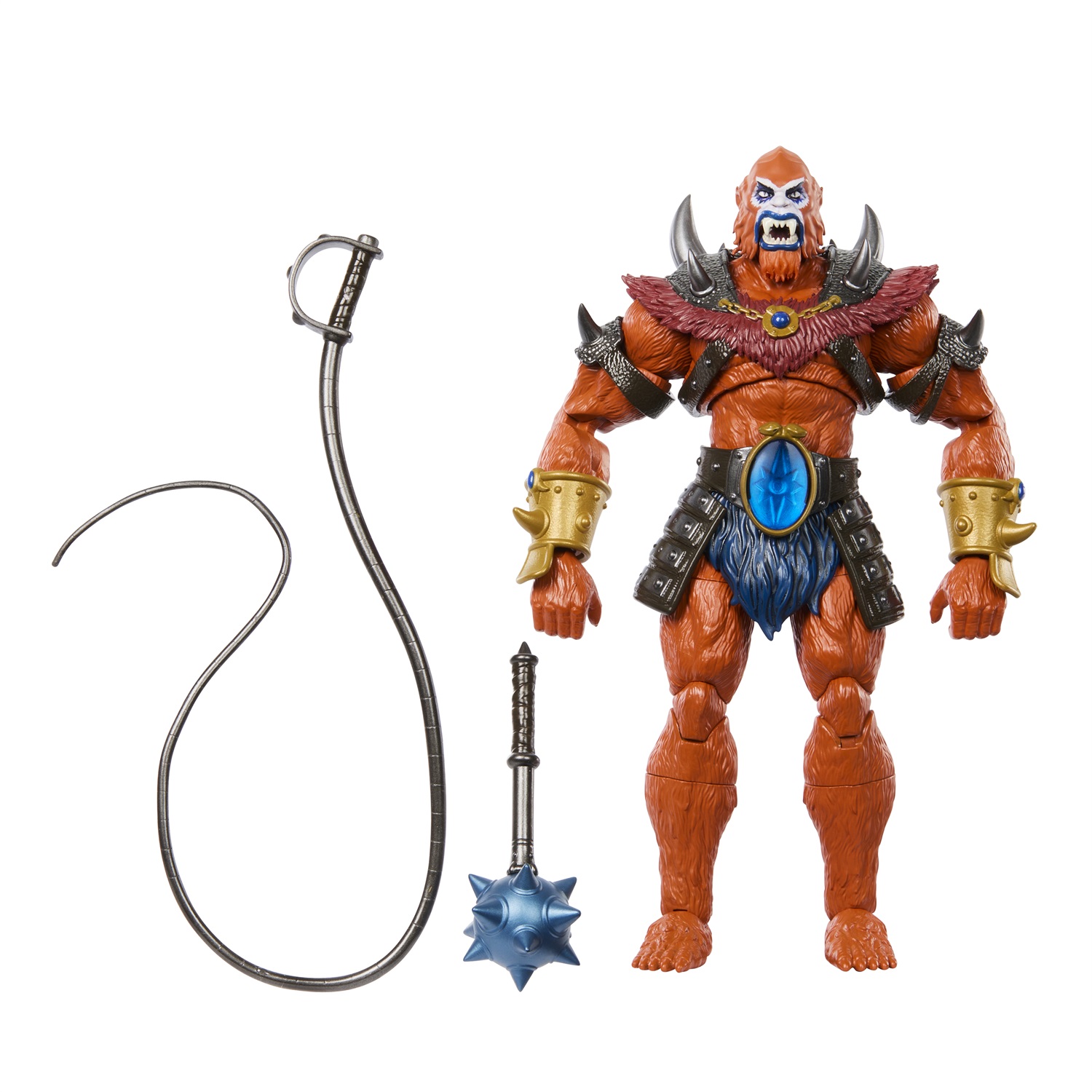 Masters of the Universe Masterverse - Beast-Man, action figure malvagia con 30 punti d'articolazione, 18 cm, per bambini 6 anni