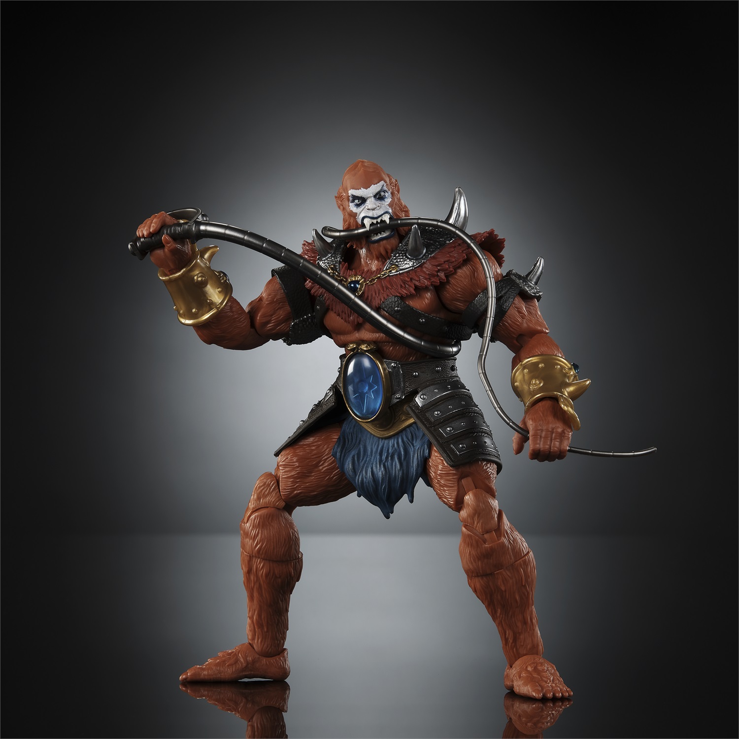 Masters of the Universe Masterverse - Beast-Man, action figure malvagia con 30 punti d'articolazione, 18 cm, per bambini 6 anni
