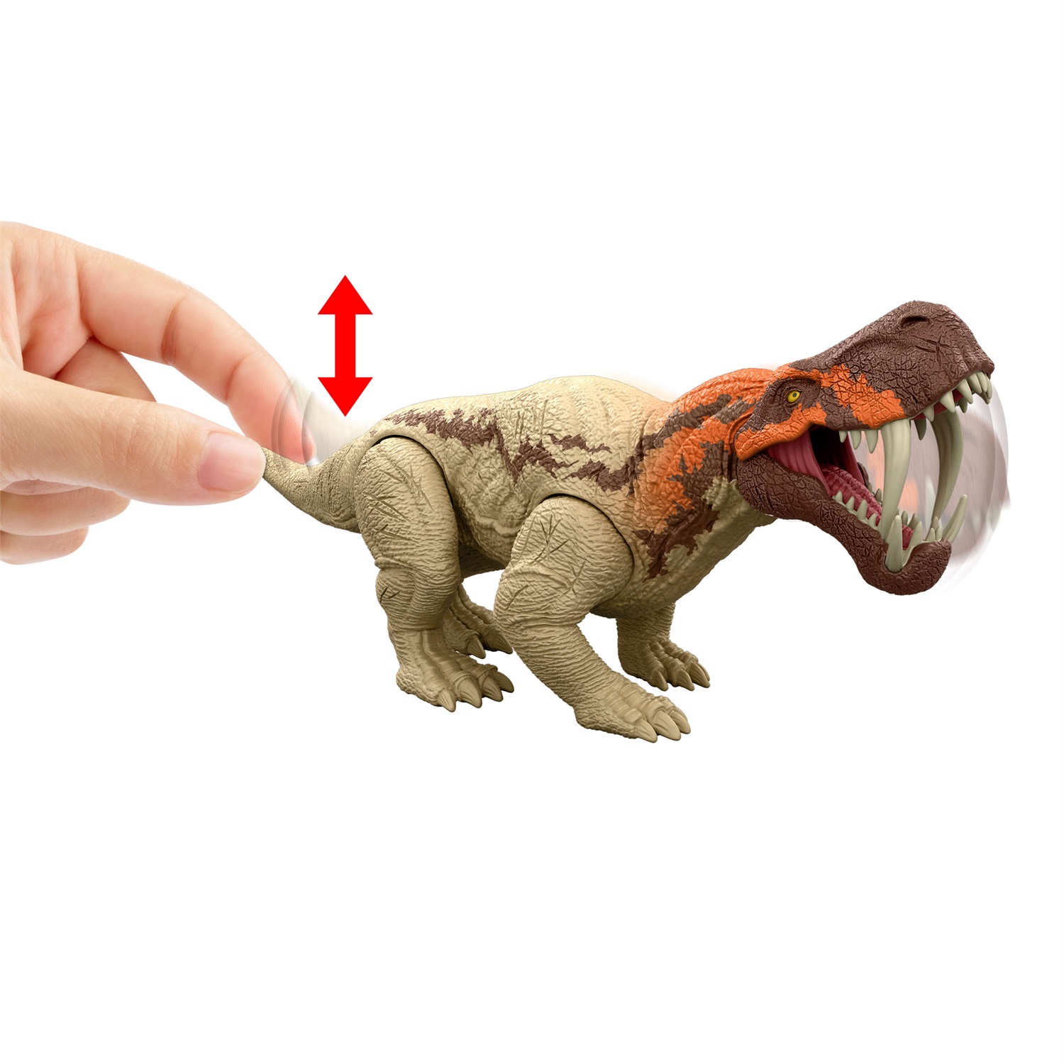 Jurassic World: Figura Inostrancevia Alta 20 cm con Arti Mobili e Mosse di Attacco Realistiche