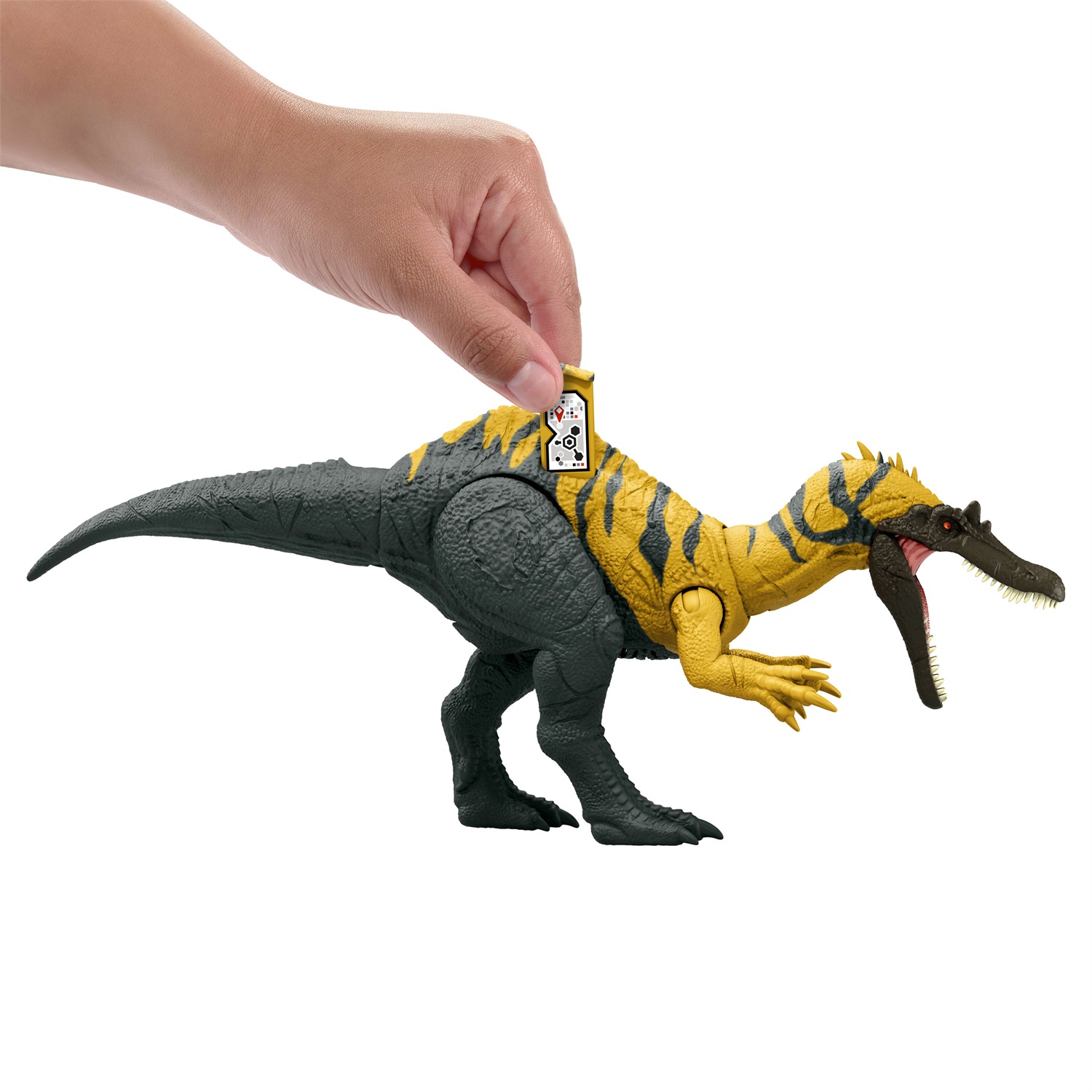 Mattel Jurassic World Ceratosuchops JCL66 - Action Figure Giocattolo con Doppio Attacco e Ruggiti Potenti