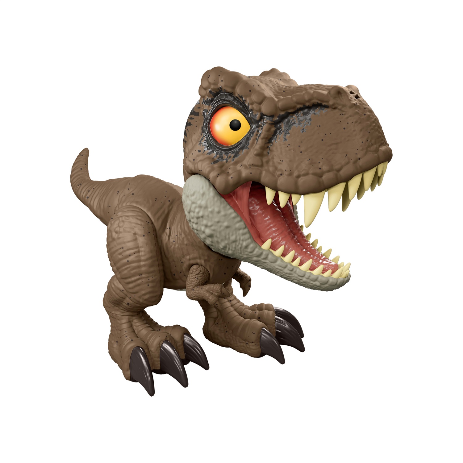 Mattel T-Rex Roar Command - Dinosauro parlante con attacco e ruggito attivabili dalla coda, registra la tua voce, giocattolo per bambini 4 anni