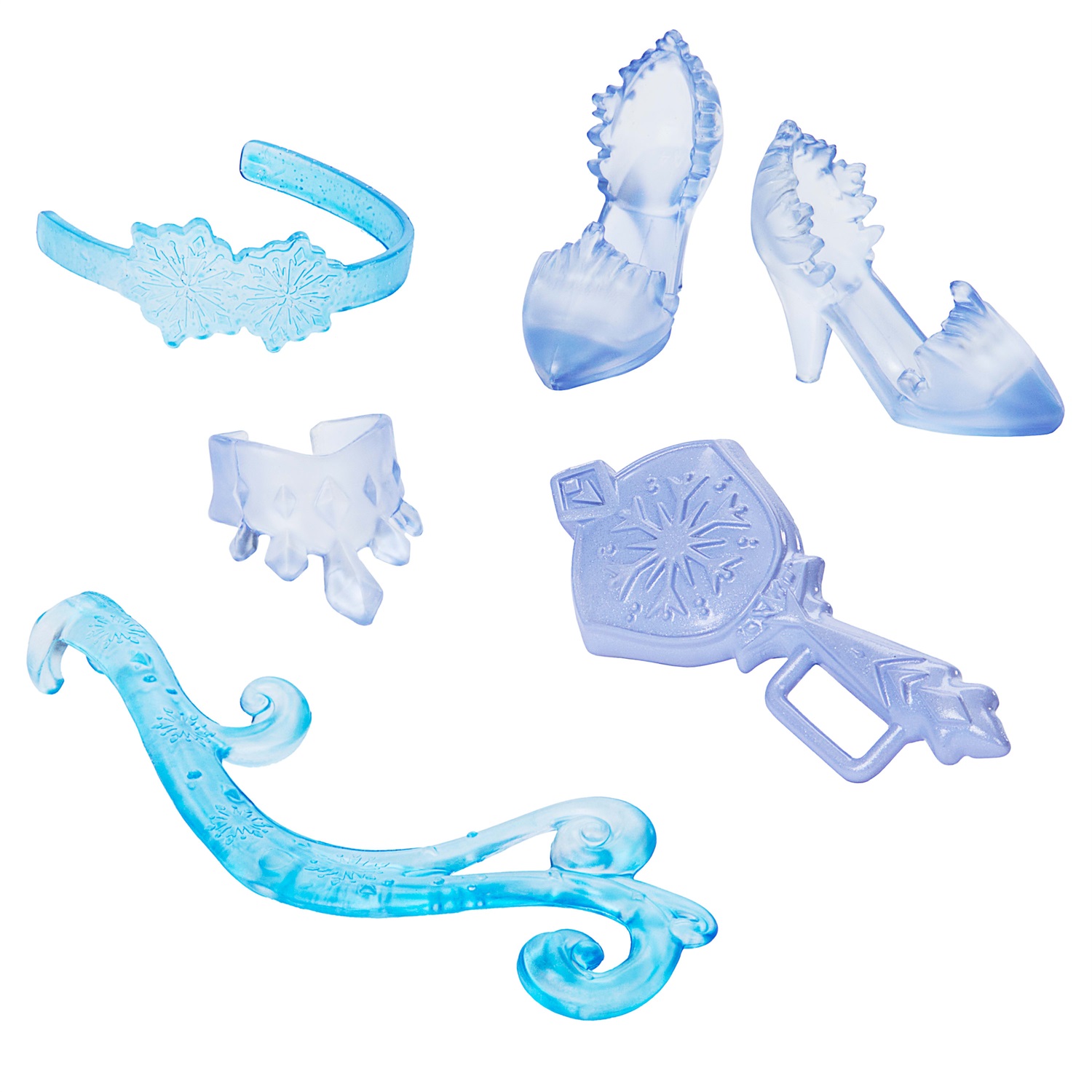 Mattel Disney Frozen - Bambola Elsa Spin & Reveal con 11 Sorprese, 5 Accessori e Scena di Gioco