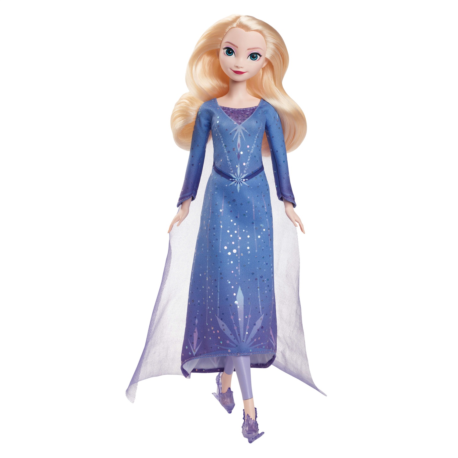 Mattel Frozen Elsa Bambola Pattinatrice con Abito da Pattinaggio sul Ghiaccio, Accessori e Pattini Rimovibili - Giocattolo per Bambini 3 Anni