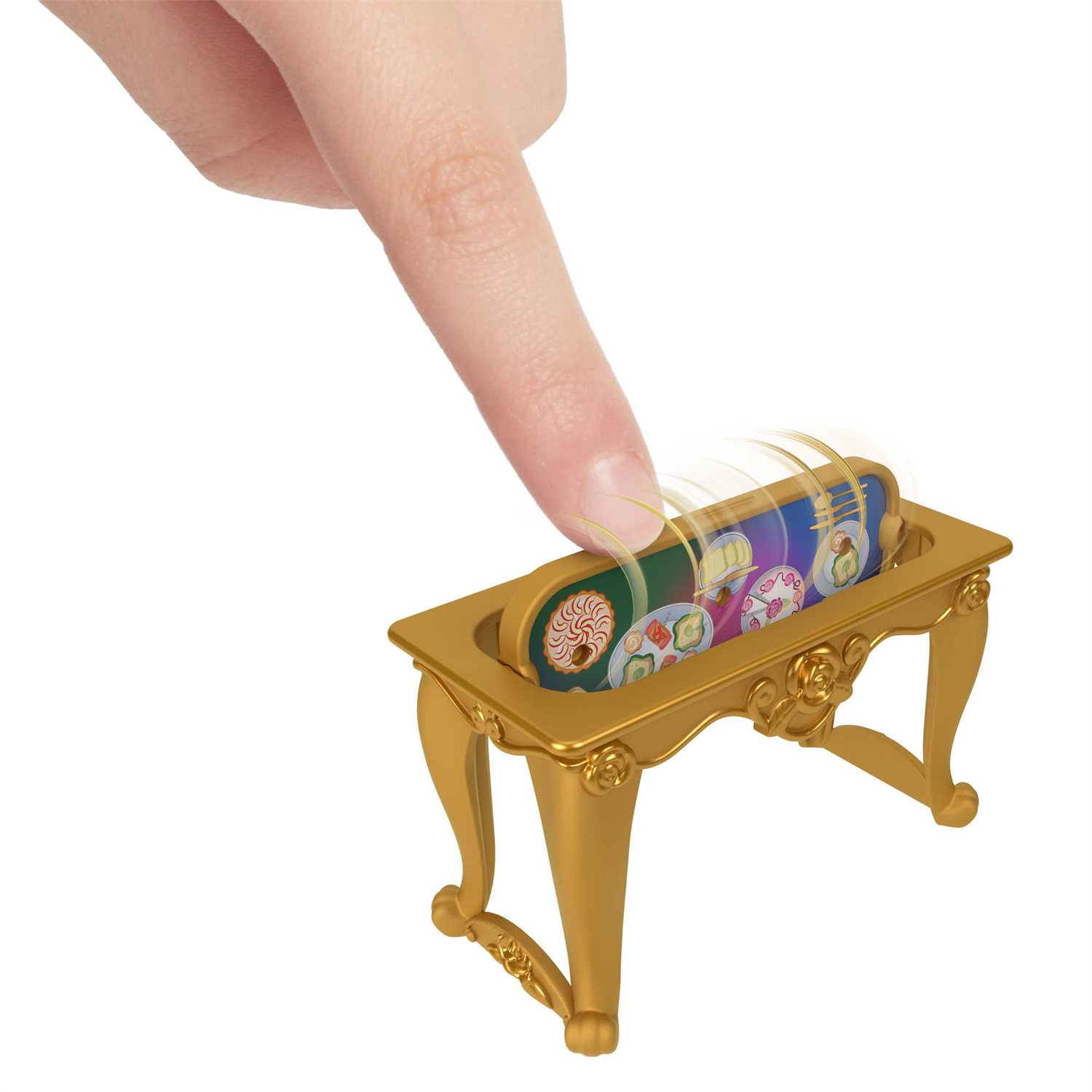 Mattel Disney Princess - Il Castello di Belle con Mini Bambola e 9 Accessori, Set da Gioco Ispirato a La Bella e la Bestia, 3 Anni, JDP54