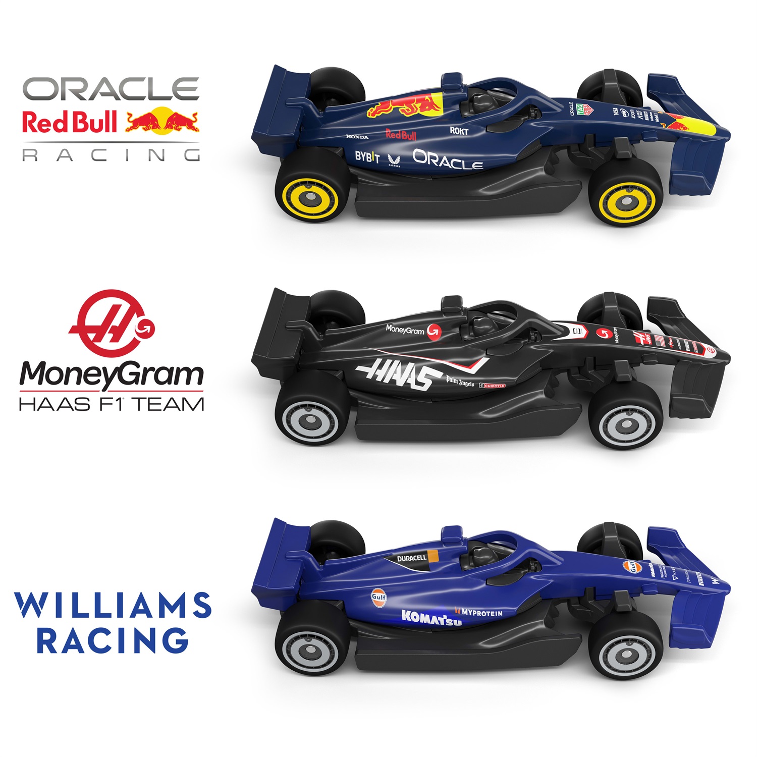 Mattel Hot Wheels Racing JDY16 - Pista da Corsa Grand Prix con Booster Motorizzato e 3 Veicoli di Formula 1