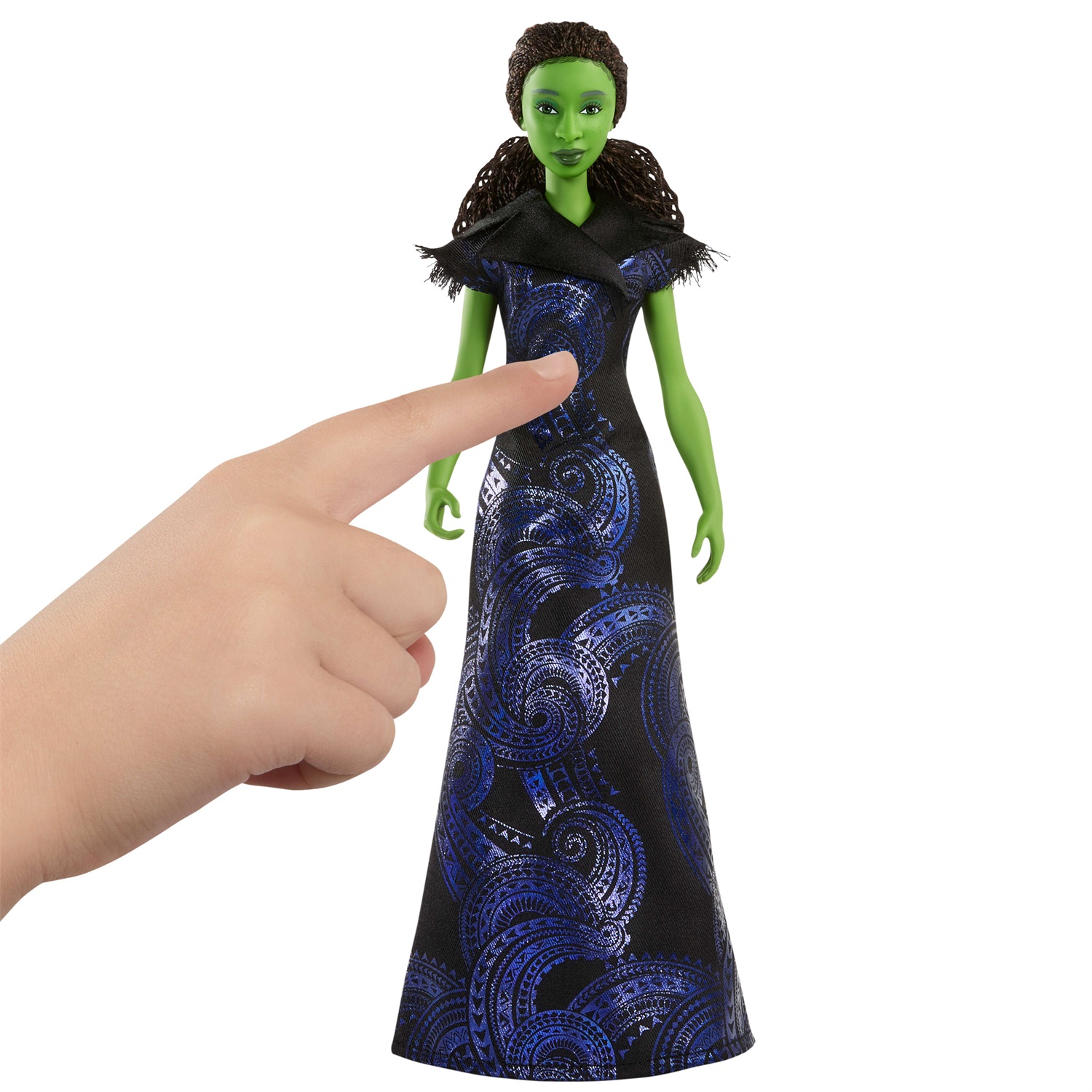 Mattel Elphaba Cantante - Bambola da Collezione Ispirata a Wicked con Abito Rimovibile e Funzione Canto