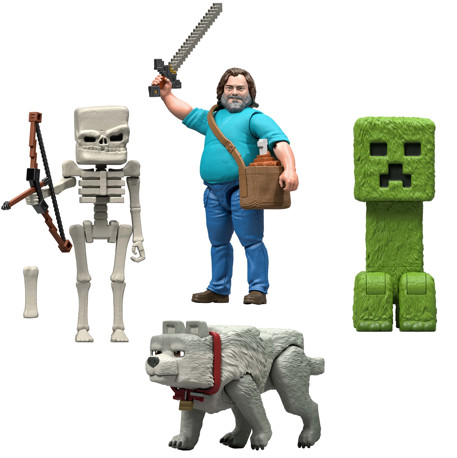 Mattel Minecraft Figura d'Azione - Movie Personaggi (Articolo Casuale)