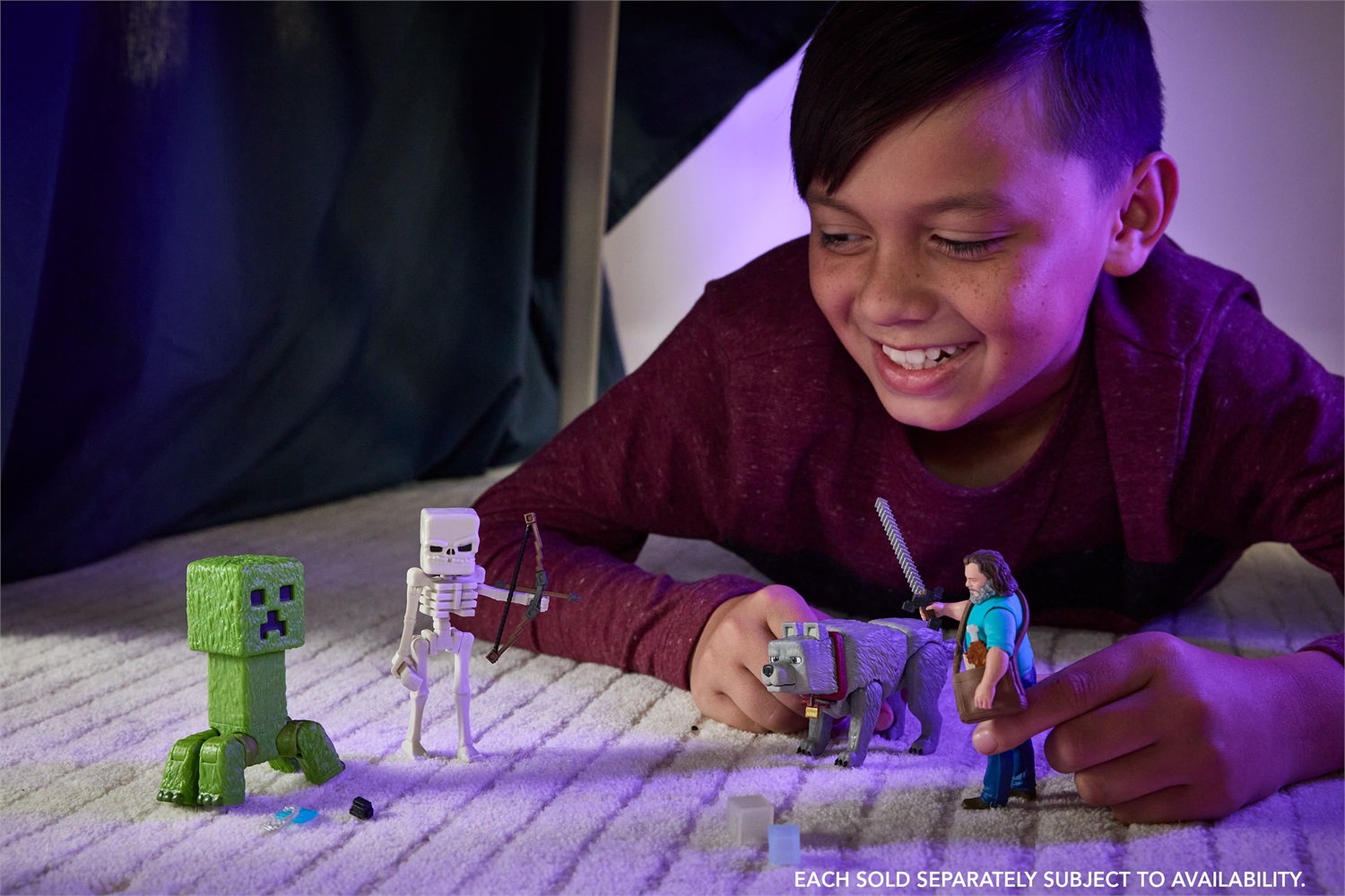 Mattel Minecraft - Action Figure Steve da Collezione con Accessori Inclusi, Alta 10 cm, Ispirata al Film e Videogioco, Giocattolo per Bambini 6 anni, JFR57